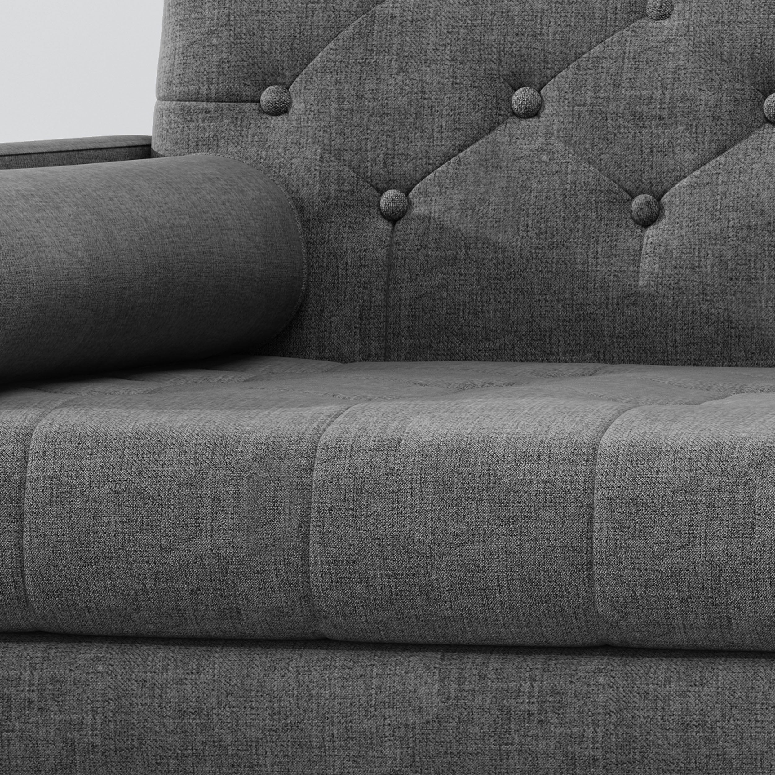 Nour Mid Century Modern Armchair And A Half - furnishings