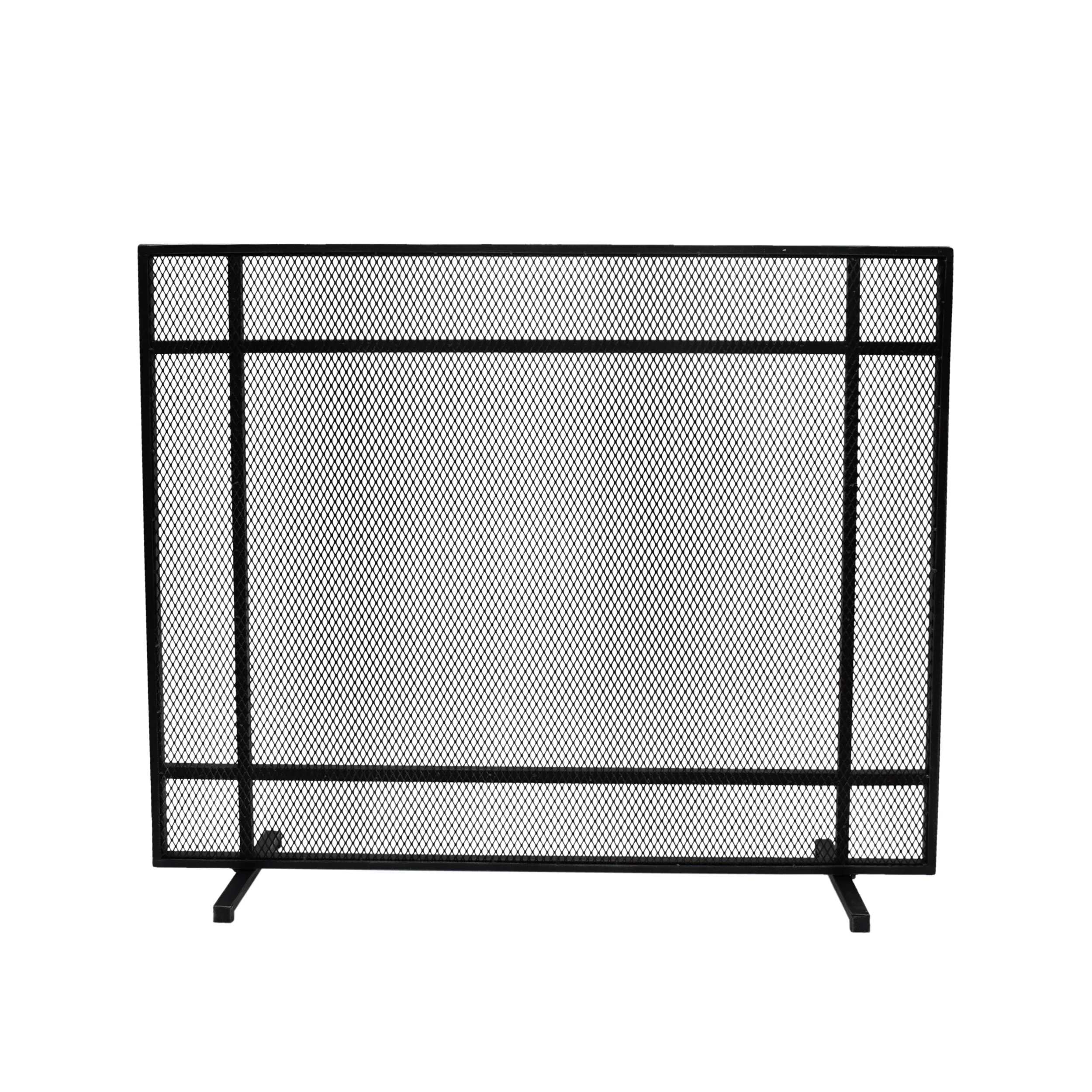 Markus Modern Single Panel Iron Firescreen - furnishings