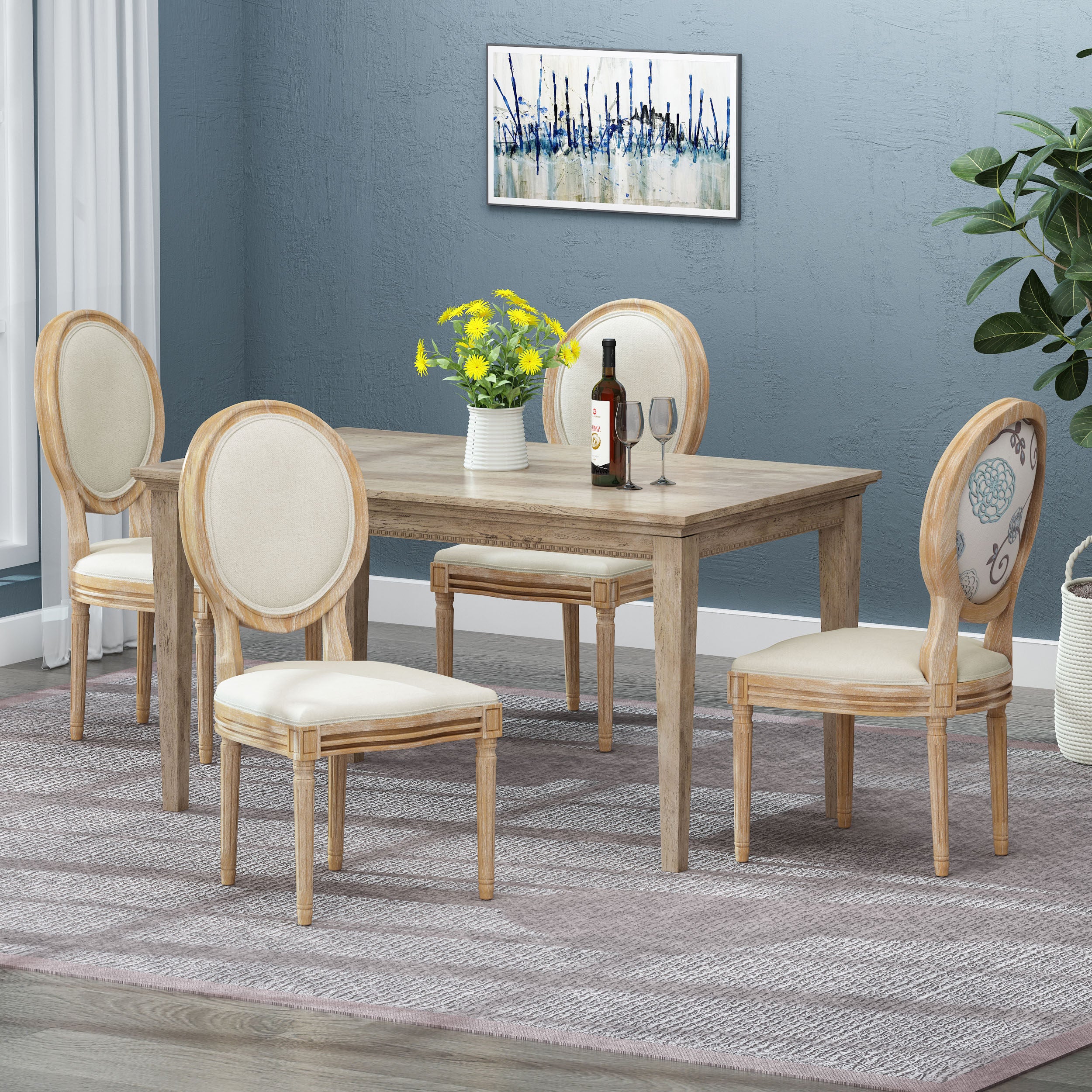 Lariya French Country Dining Chairs (Set of 4) - furnishings