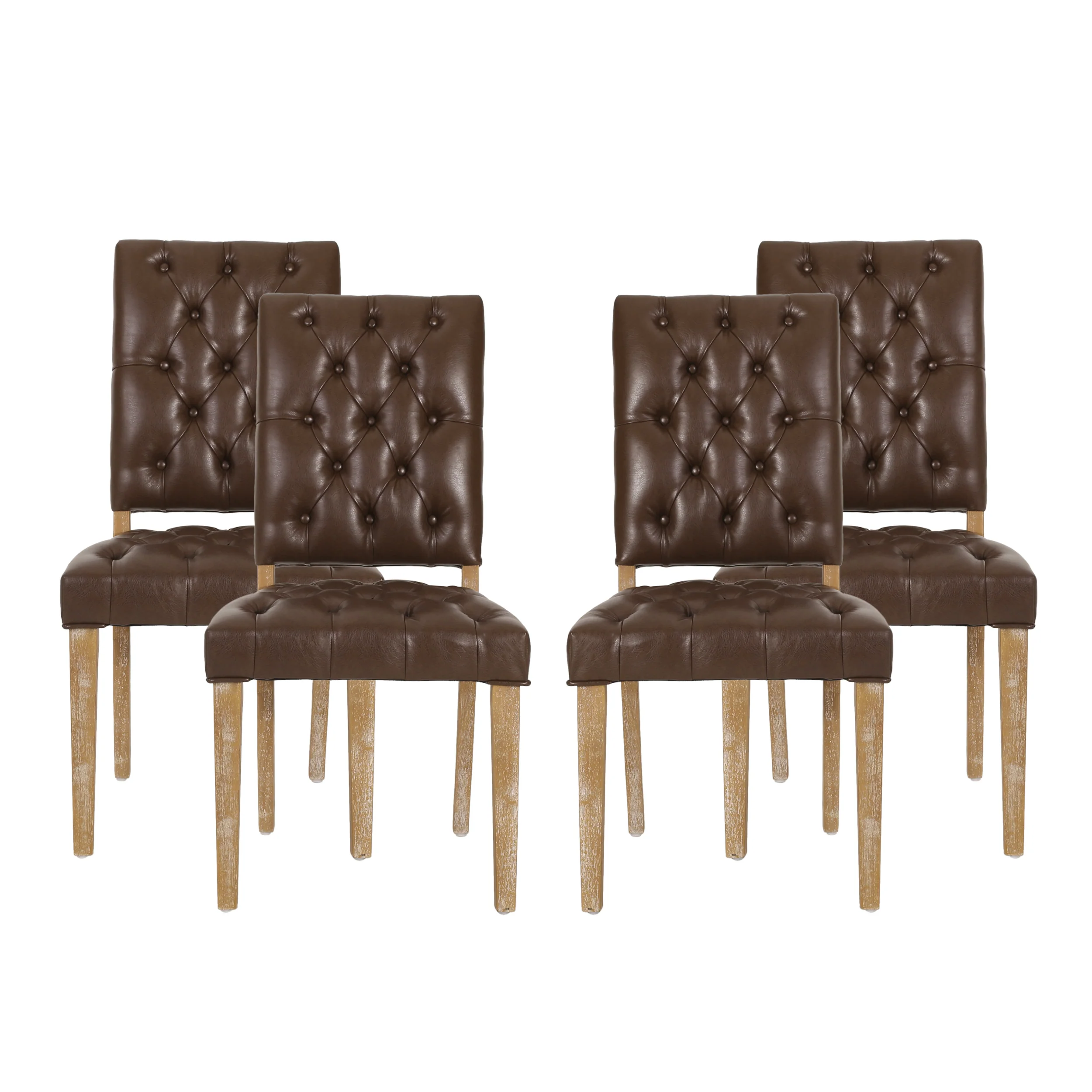 Welby Contemporary Tufted Dining Chairs, Set of 4 - furnishings