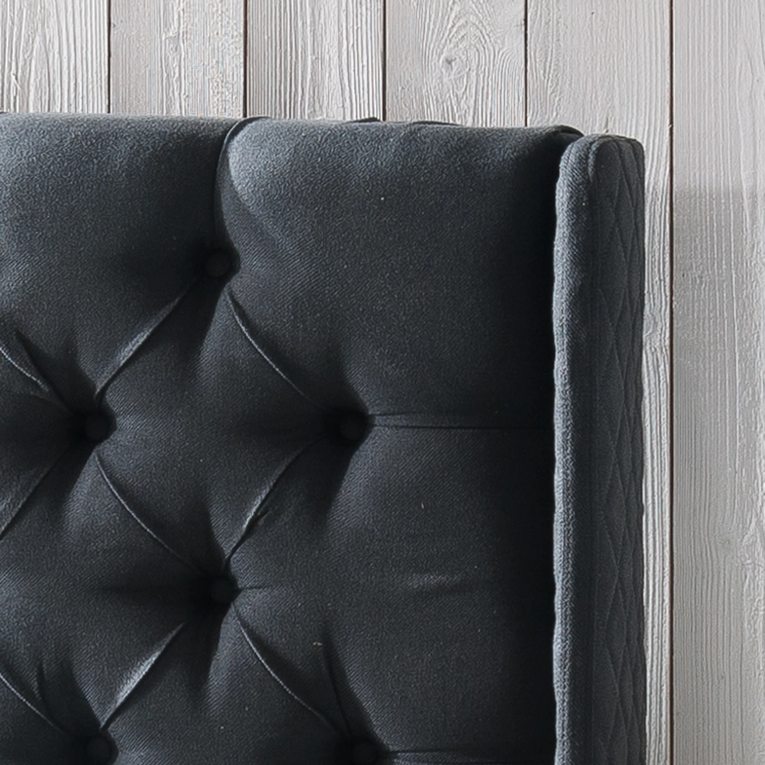 Liberty Winged King/ Cal King Tufted Fabric Headboard - furnishings