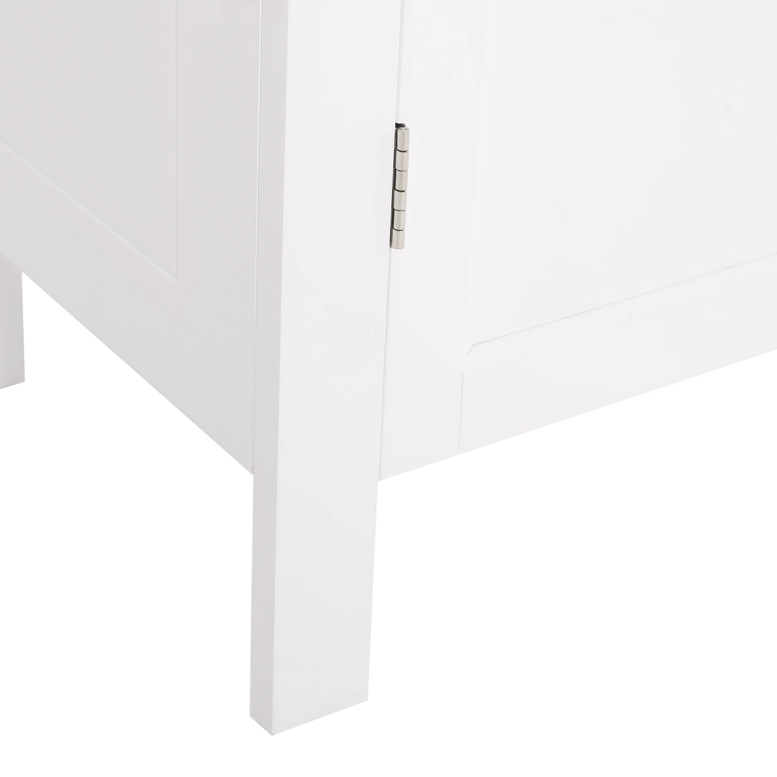 Meader Modern Bathroom 2 Door Floor Storage Cabinet with Drawer - furnishings