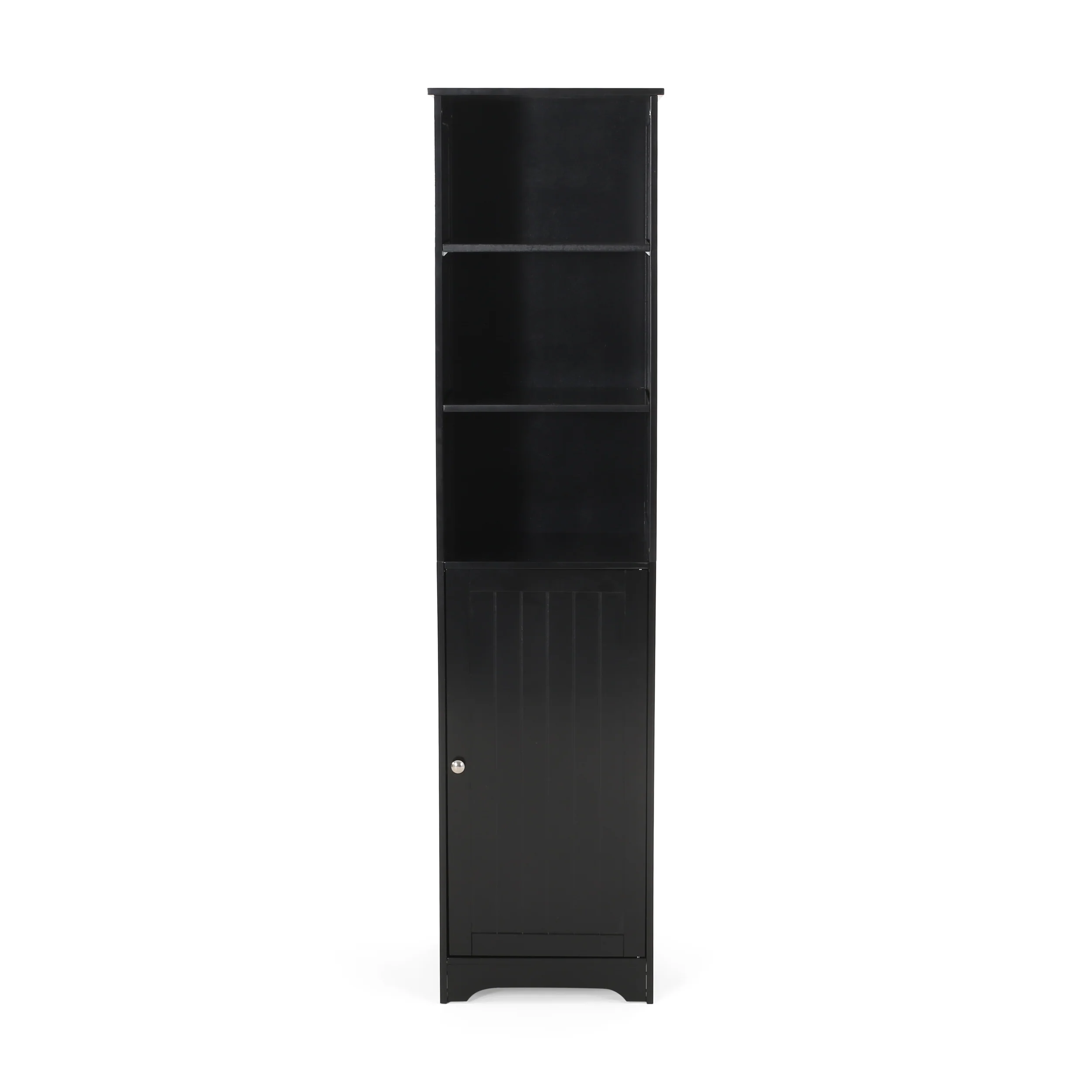Bakari Contemporary Free Standing Linen Tower Storage Bathroom Cabinet - furnishings