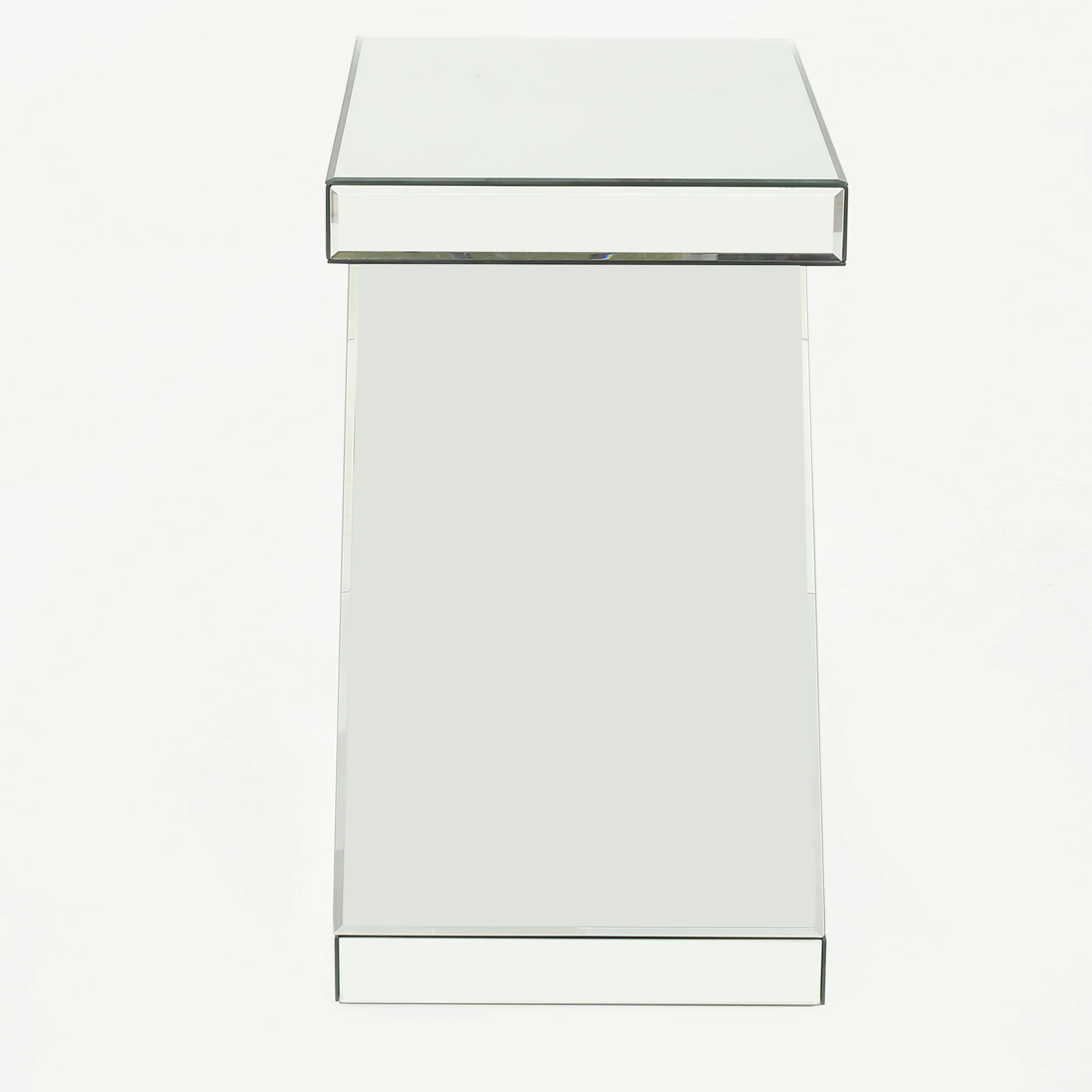 Adu Mirrored Z Shaped Side Table - furnishings