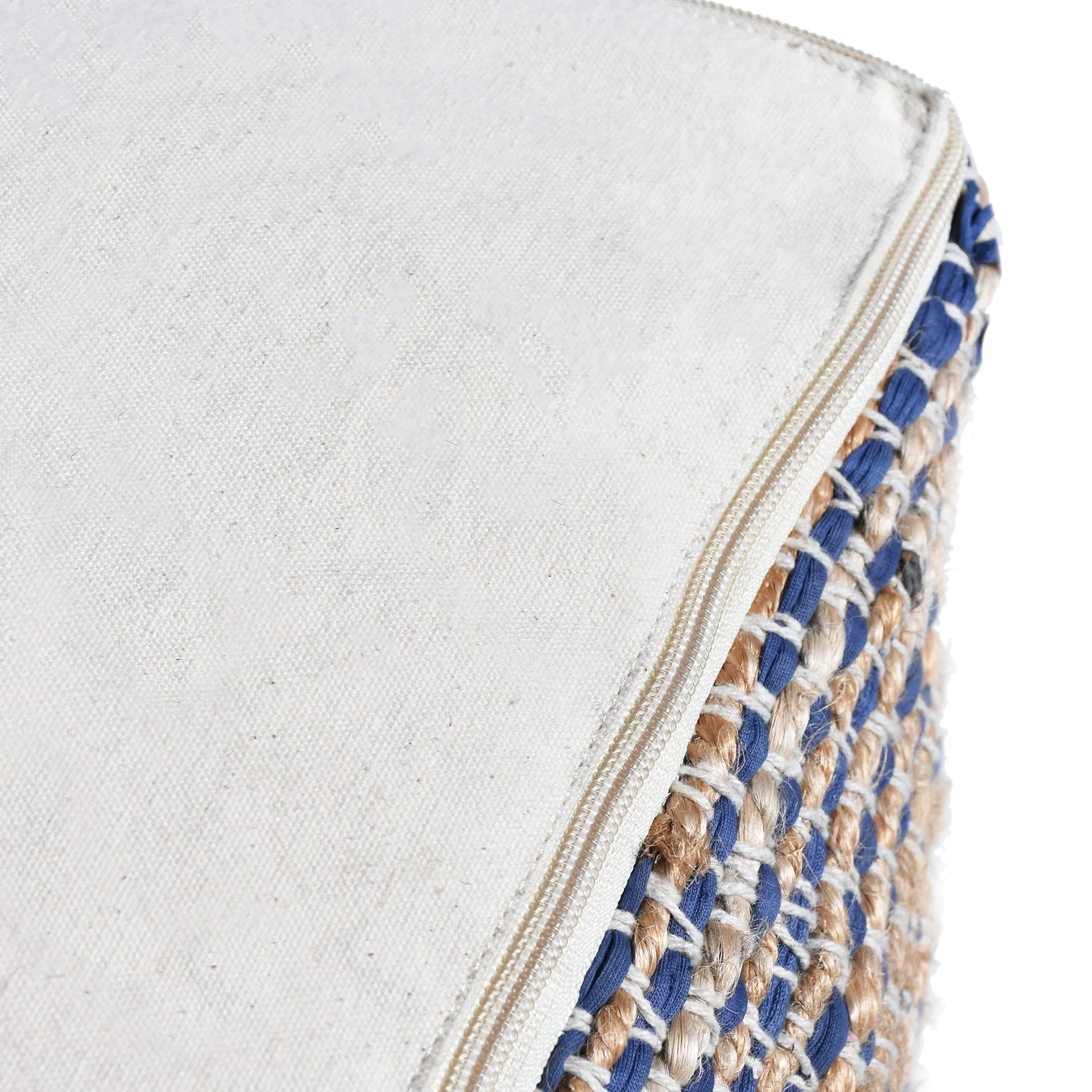 Maja Boho Handcrafted Fabric Pouf - furnishings