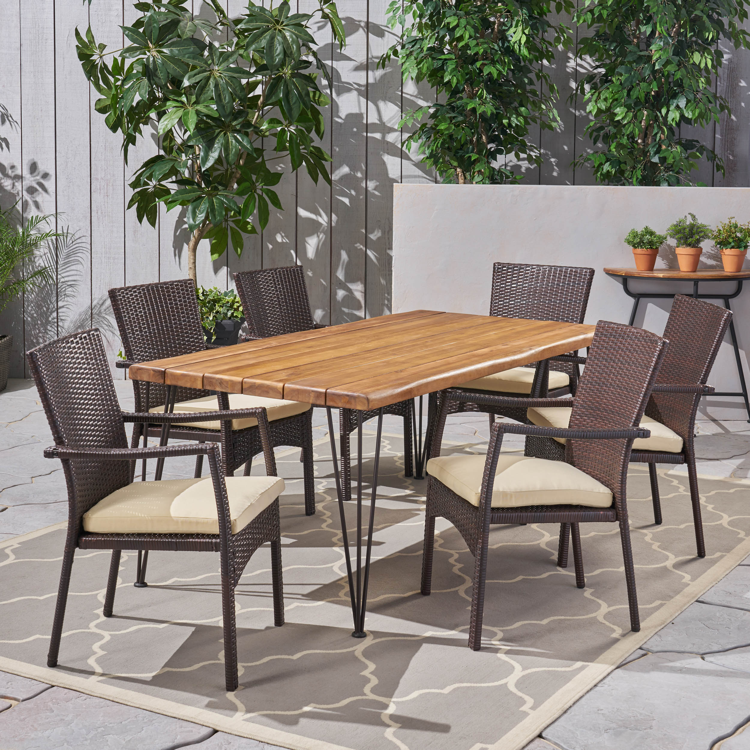 Archie Patio Dining Set - furnishings