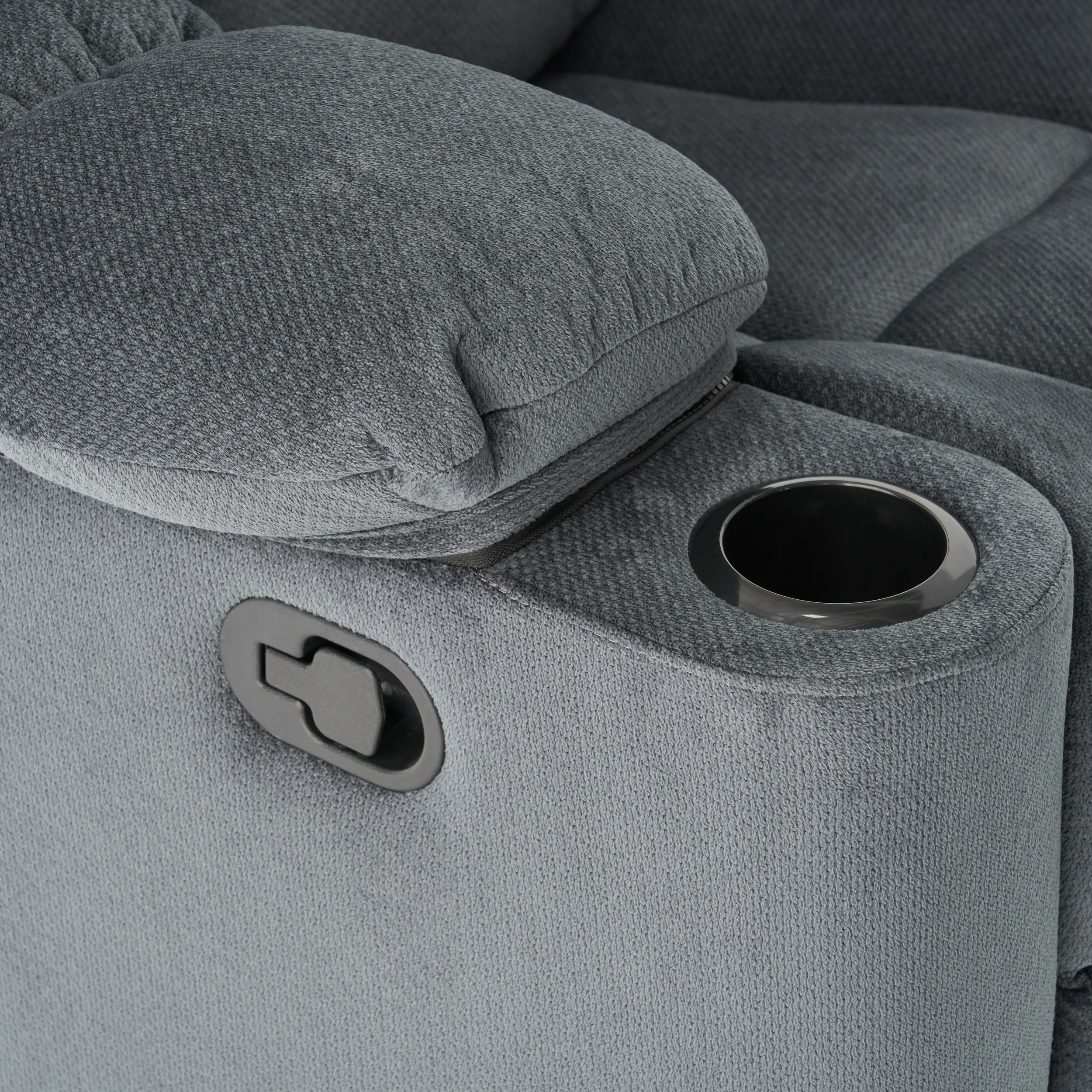 Raymond Fabric Glider Recliner Club Chair - furnishings
