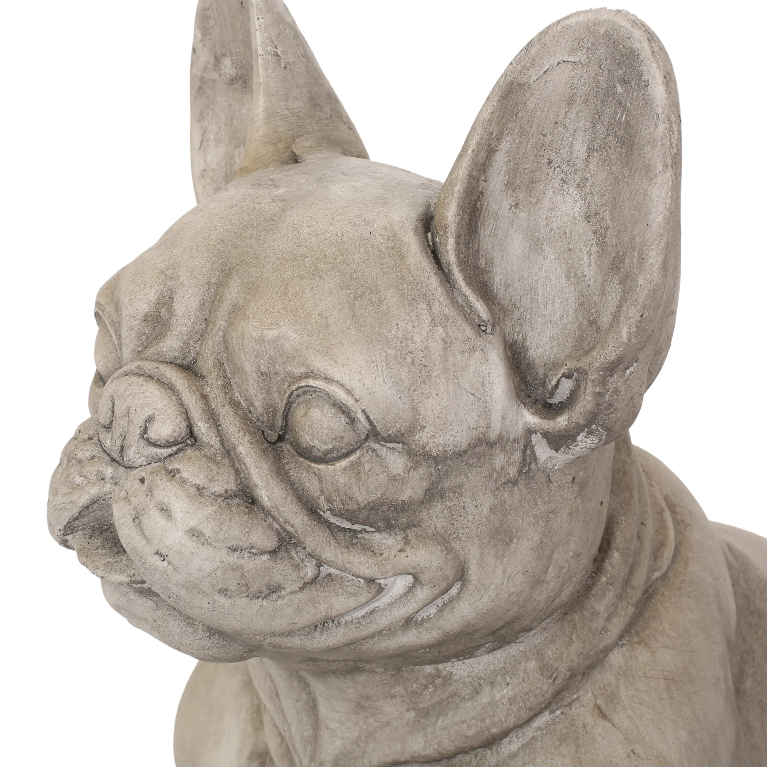 Rilo Outdoor French Bulldog Garden Statue - furnishings
