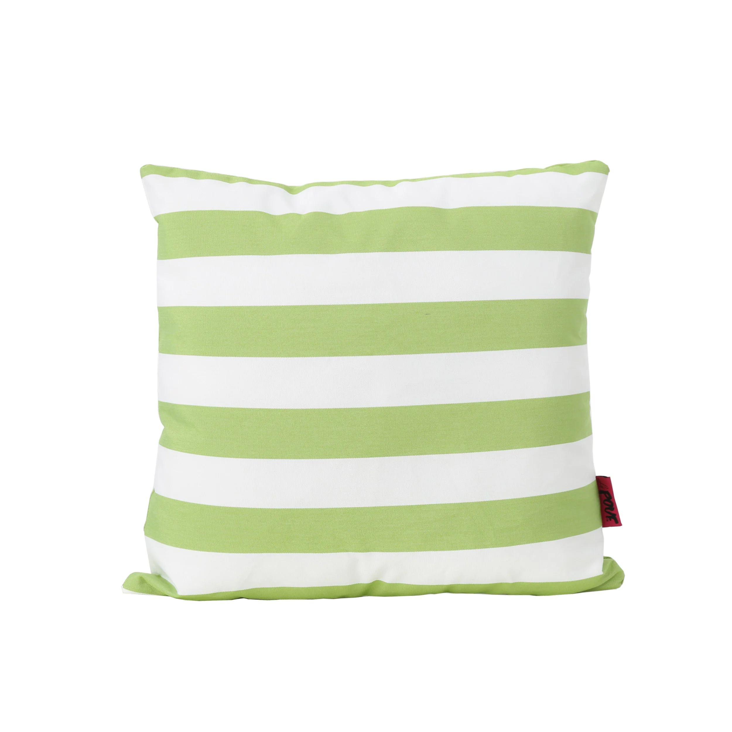 La Mesa Indoor Striped Water Resistant Square Throw Pillow - furnishings