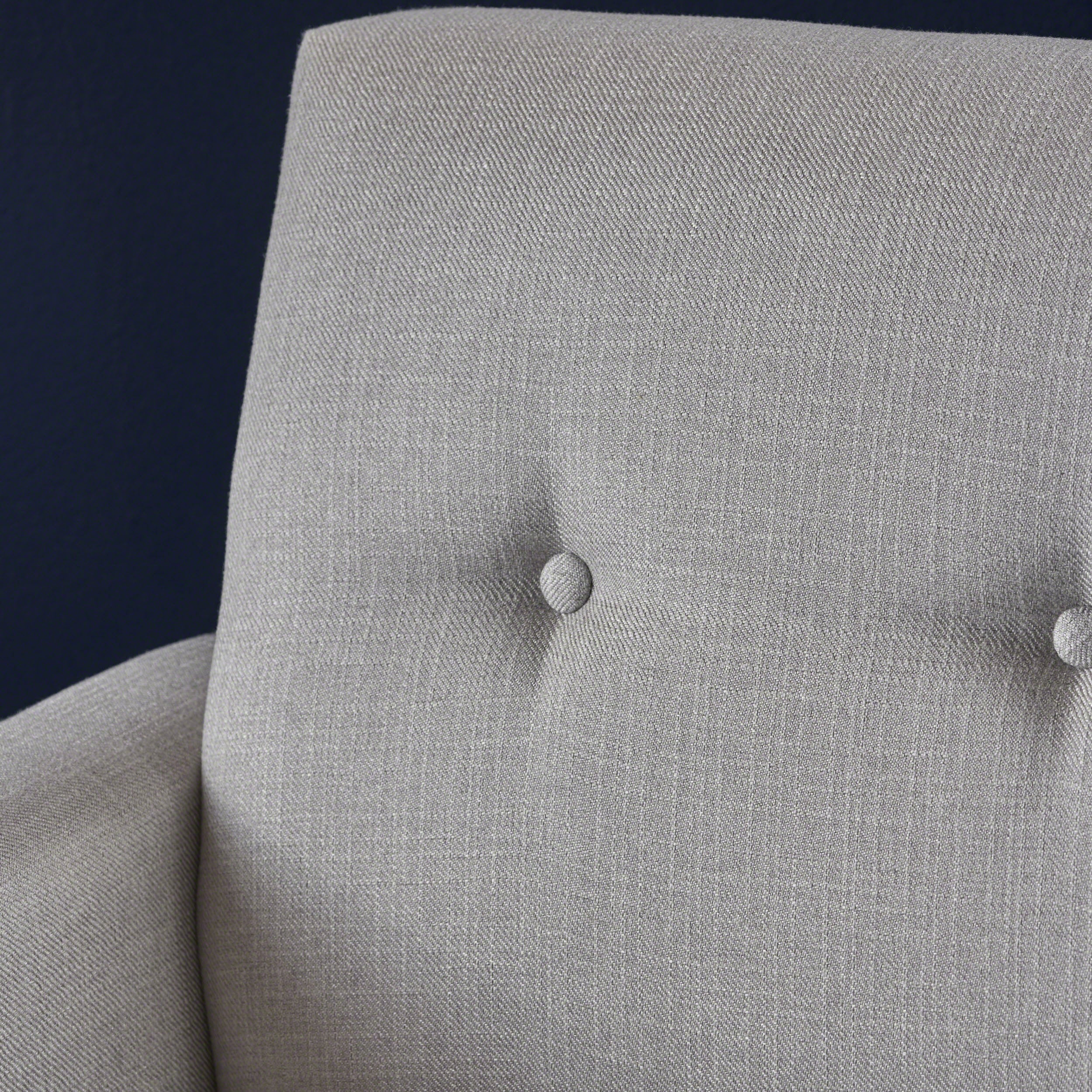 Sierra Mid Century Modern Button Tufted Upholstered Fabric Club Chair - furnishings