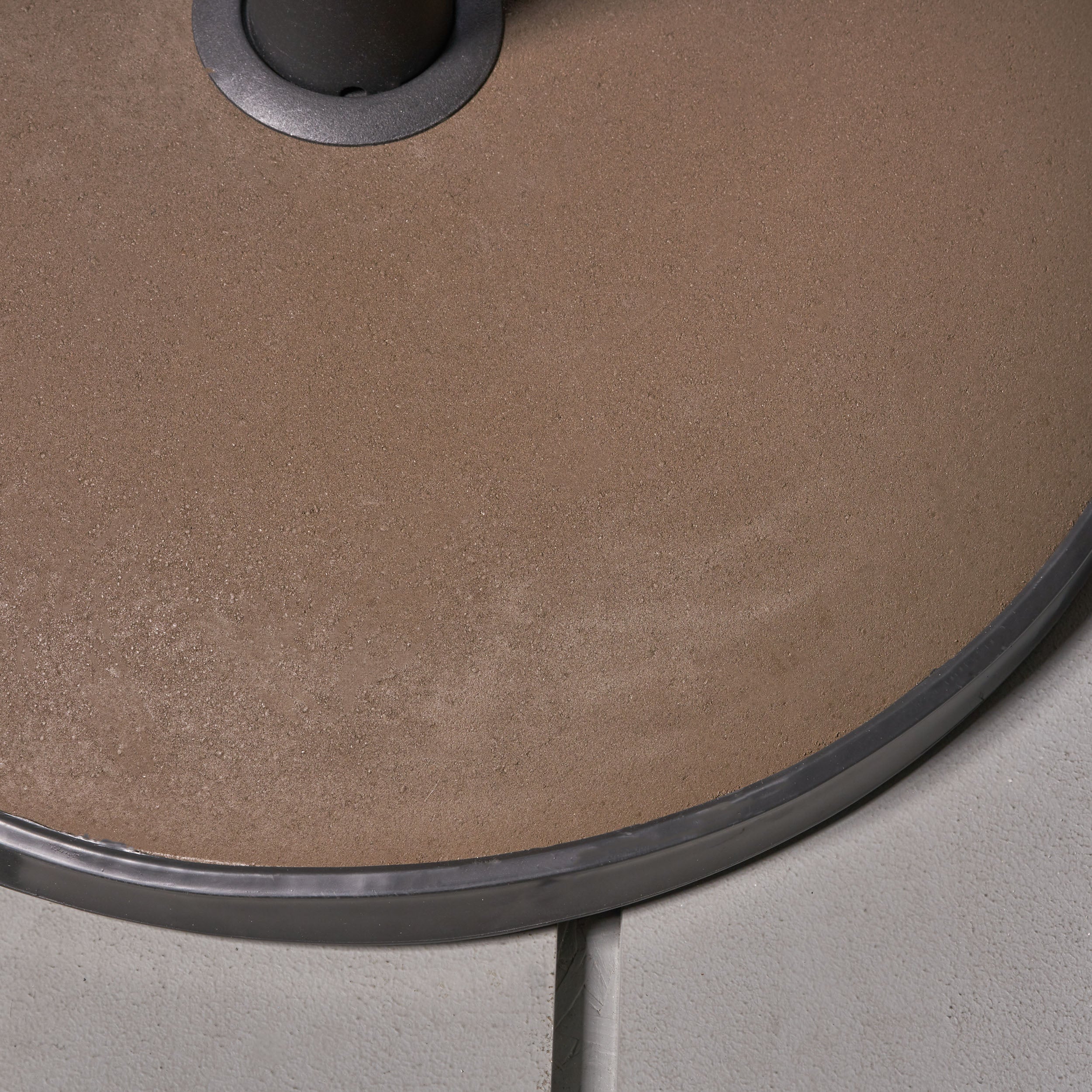 Gretna Outdoor 55 lbs Circular Concrete Umbrella Base - furnishings