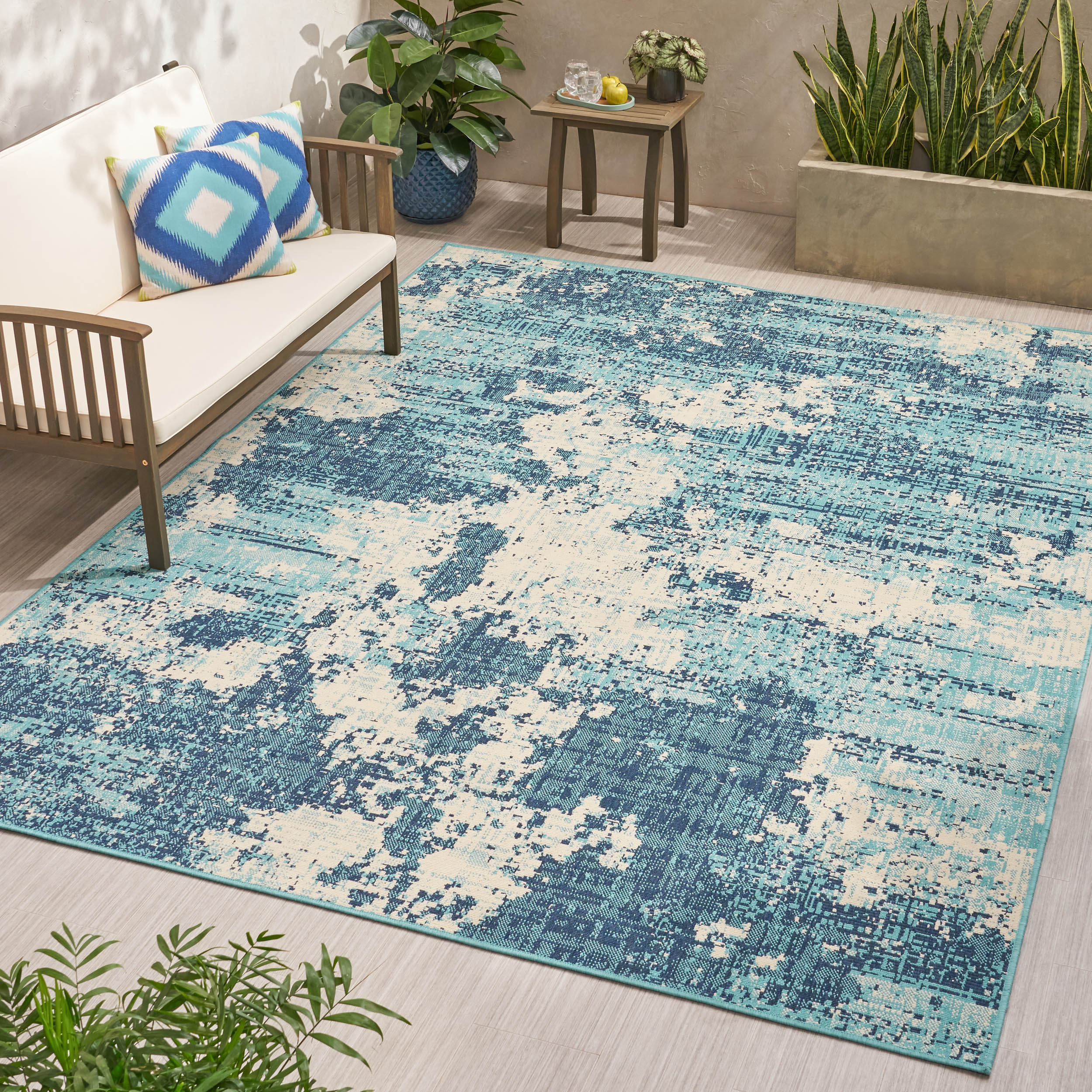 Derudder Indoor/Outdoor Area Rug - furnishings