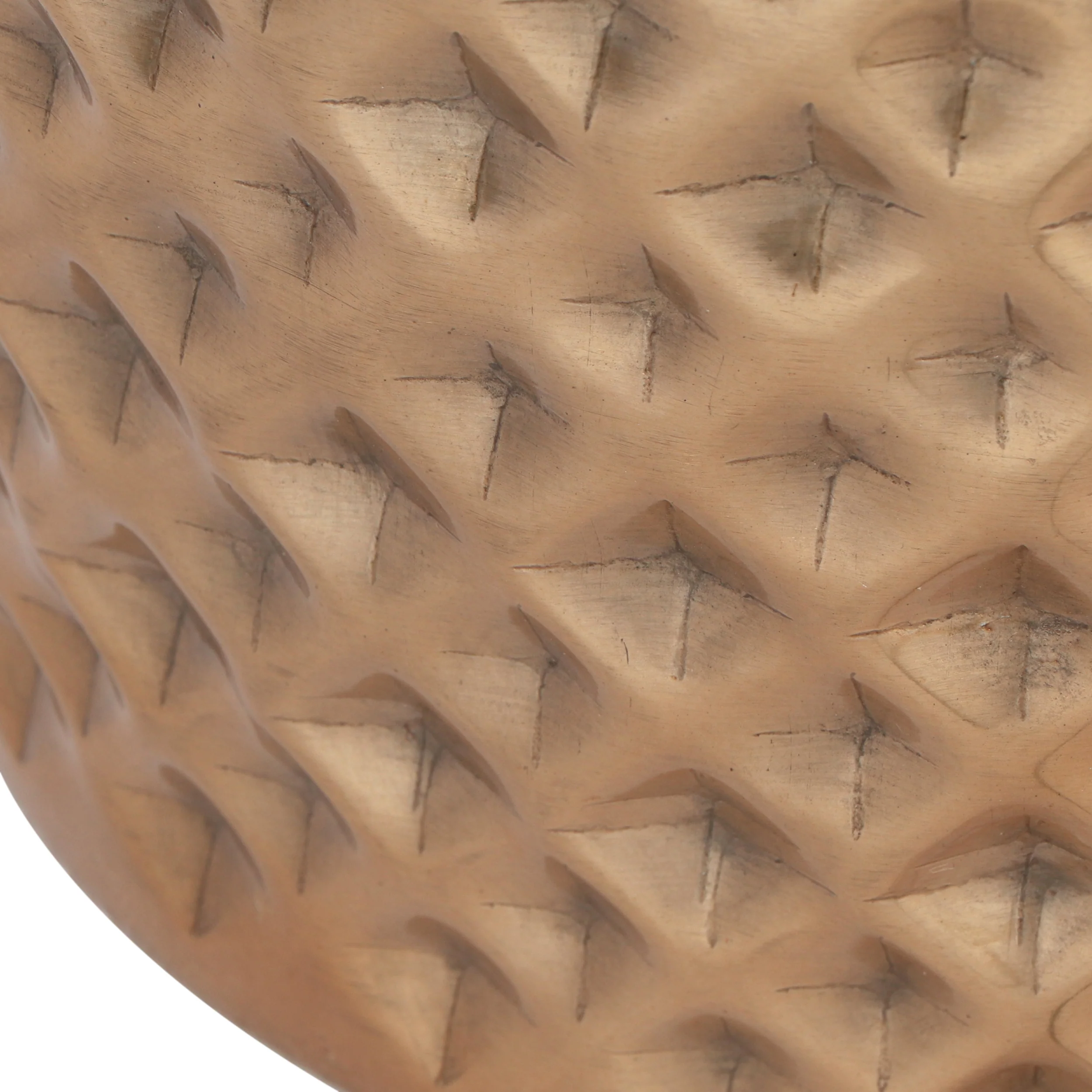 Kimberly Boho Glam Handcrafted Hammered Aluminum Side Table, Brass - furnishings