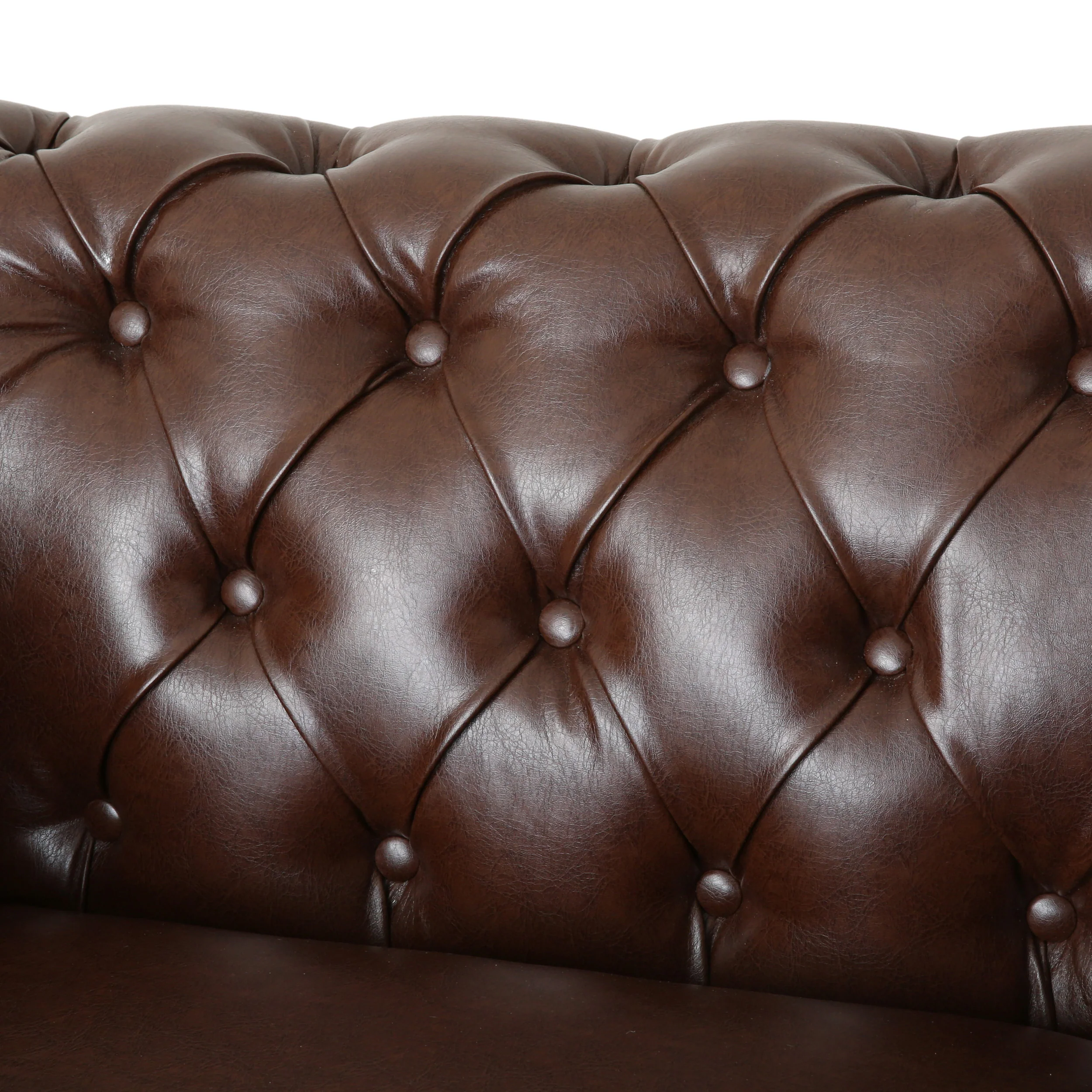 Batavia Chesterfield Tufted Club Chair with Nailhead Trim - furnishings