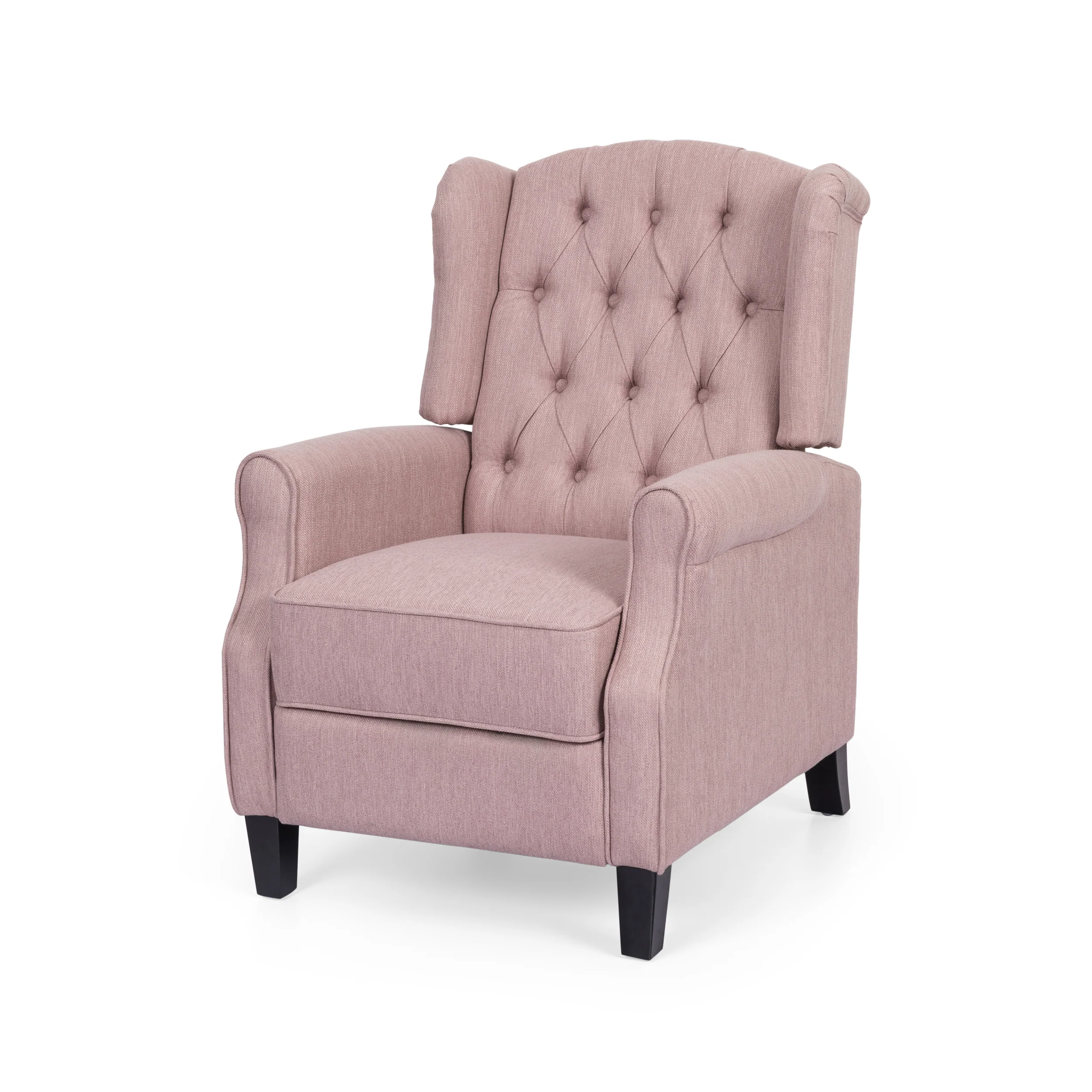 Breyon Contemporary Tufted Fabric Push Back Recliner - furnishings
