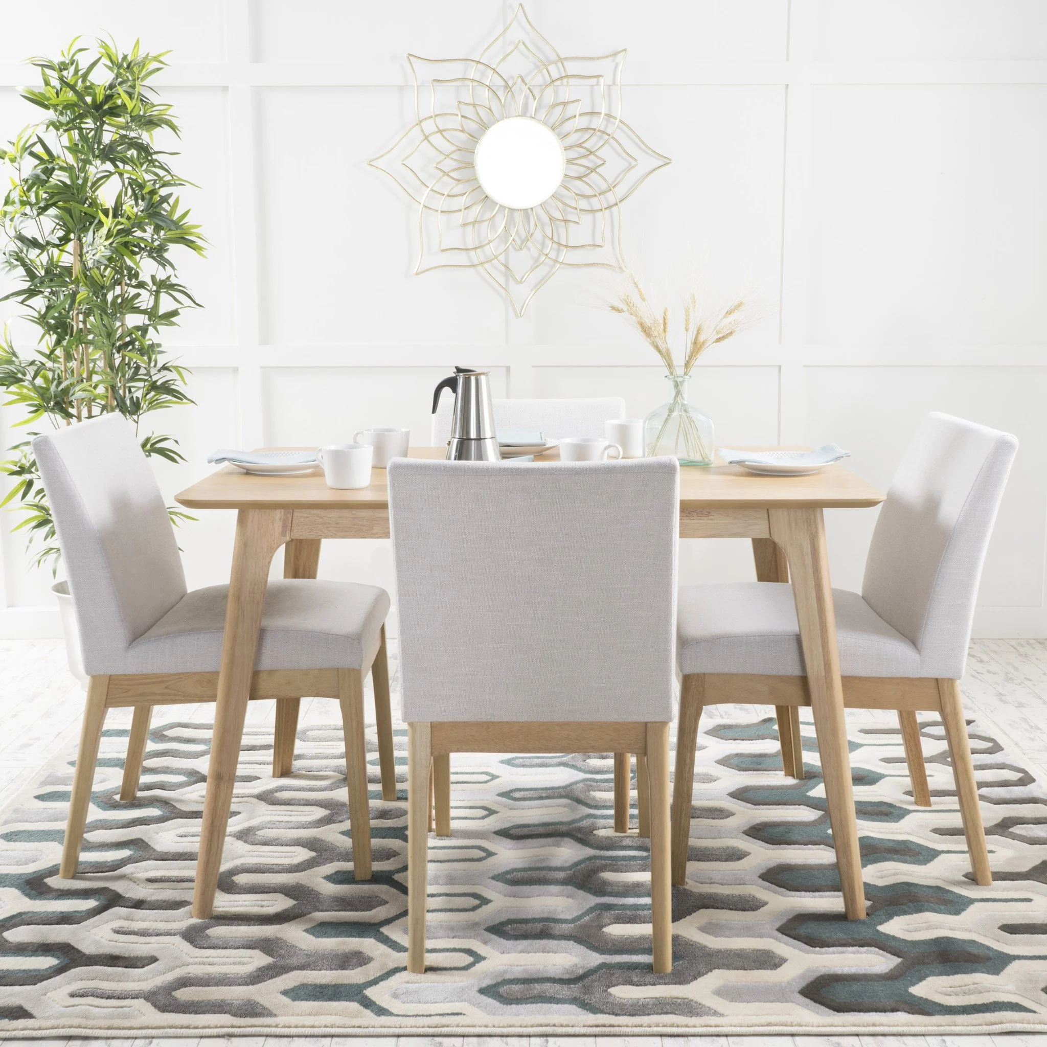 Elsinore Mid-Century Modern 5 Piece Dining Set - furnishings