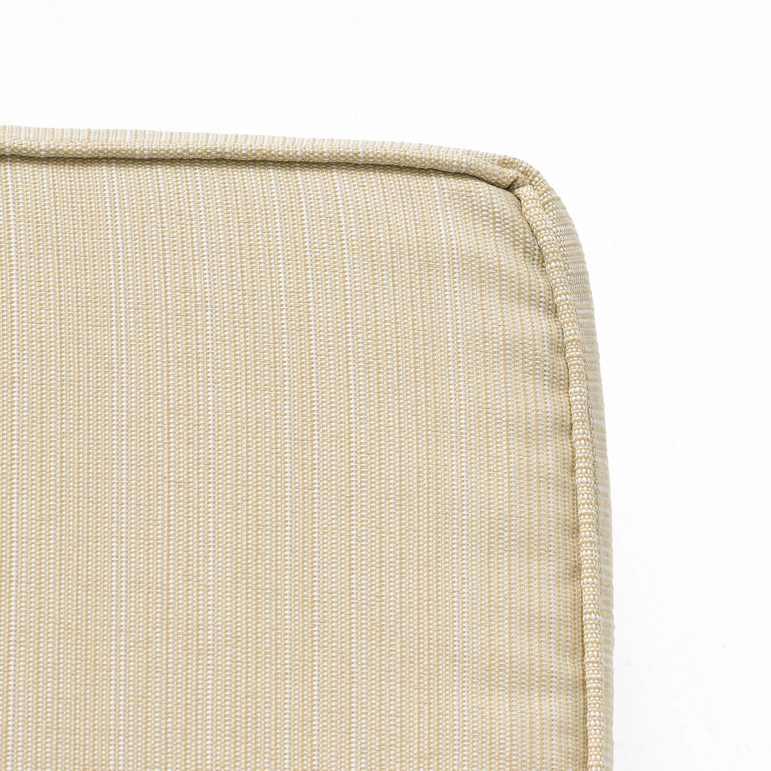 Luciella Outdoor Water Resistant Fabric Club Chair Cushions with Piping (Set of 2) - furnishings
