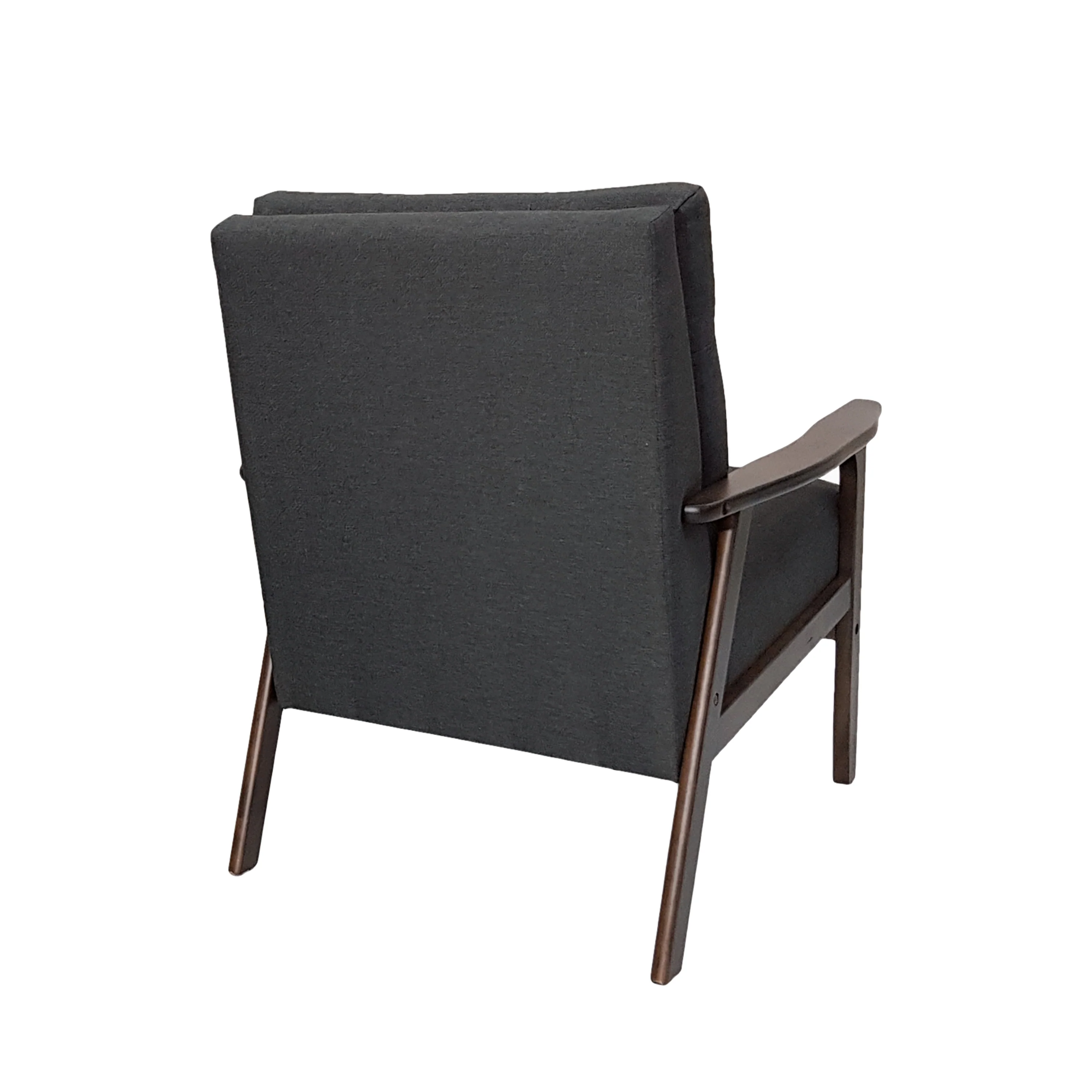 Maureen Mid Century Modern 3-Piece Fabric Chairs & Sofa Living Room Set - furnishings