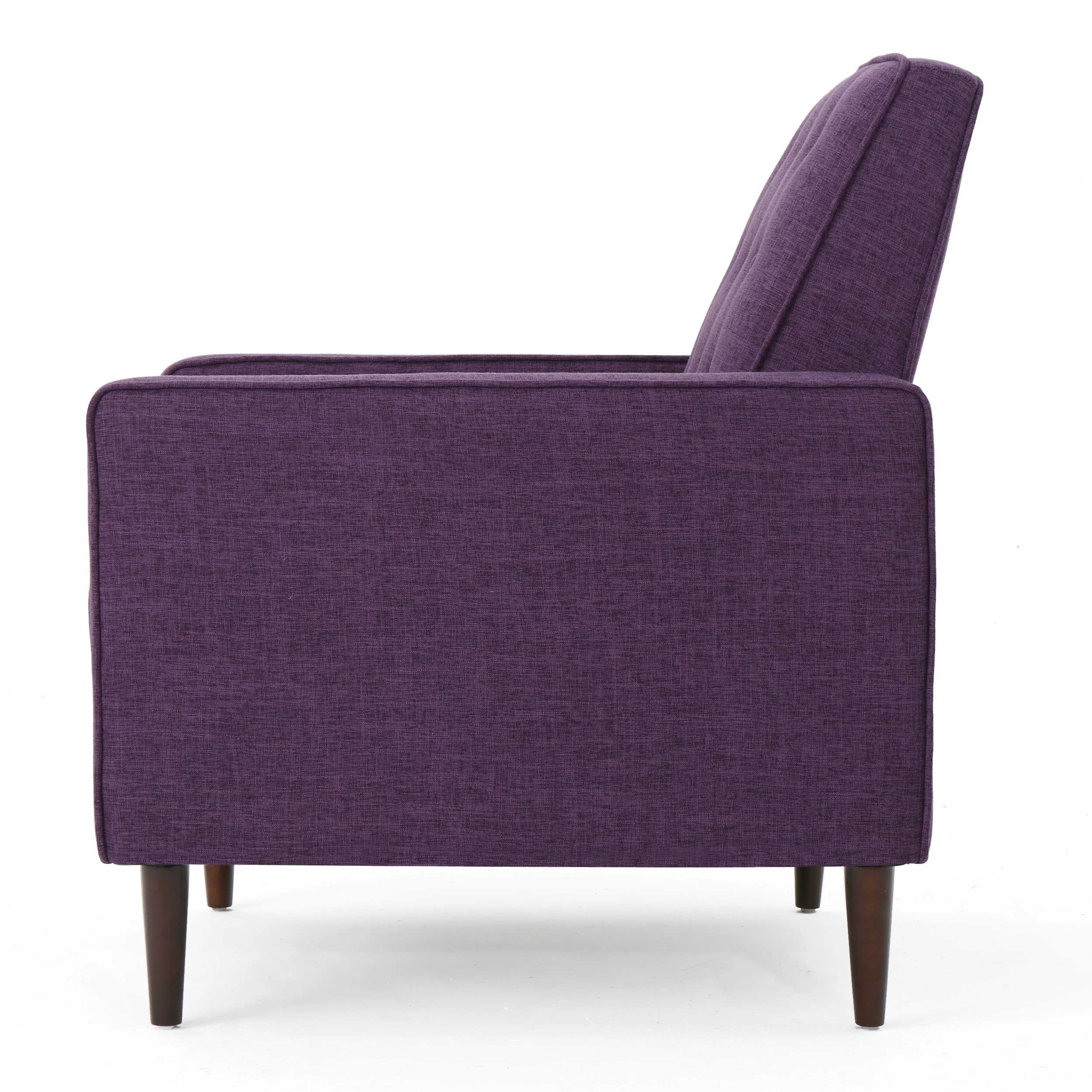 Mason Mid-Century Modern Tufted Back Fabric Recliner - furnishings