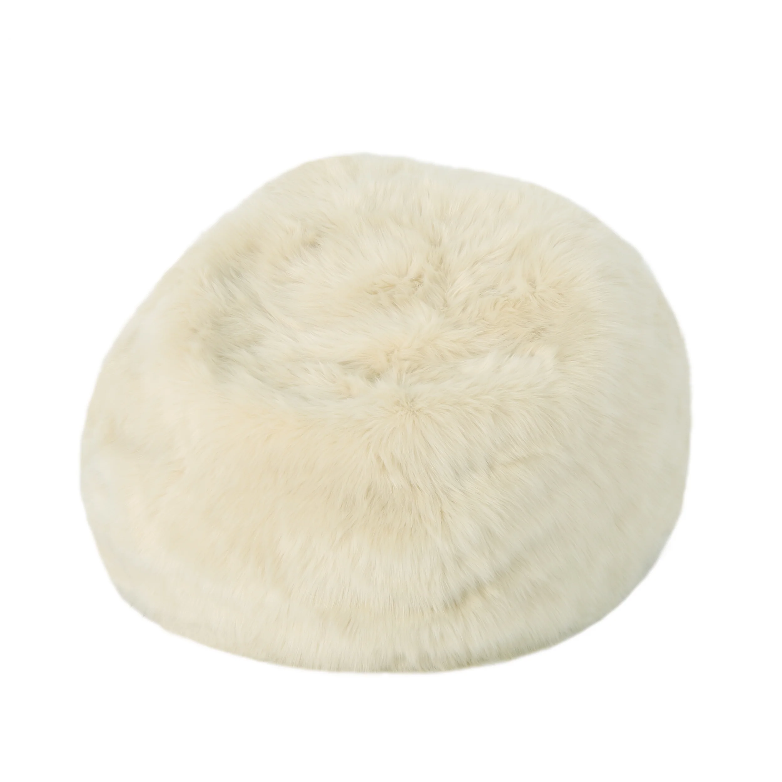 Amori Modern 3 Foot Faux Fur Bean Bag (Cover Only) - furnishings