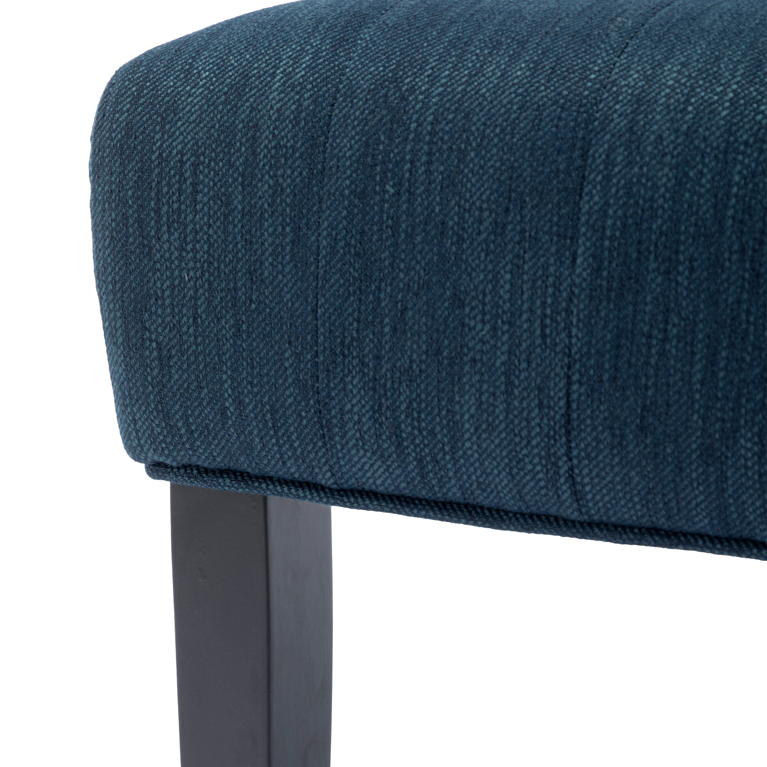Mulligan Contemporary Fabric Tufted Slipper Chairs, Set of 2 - furnishings