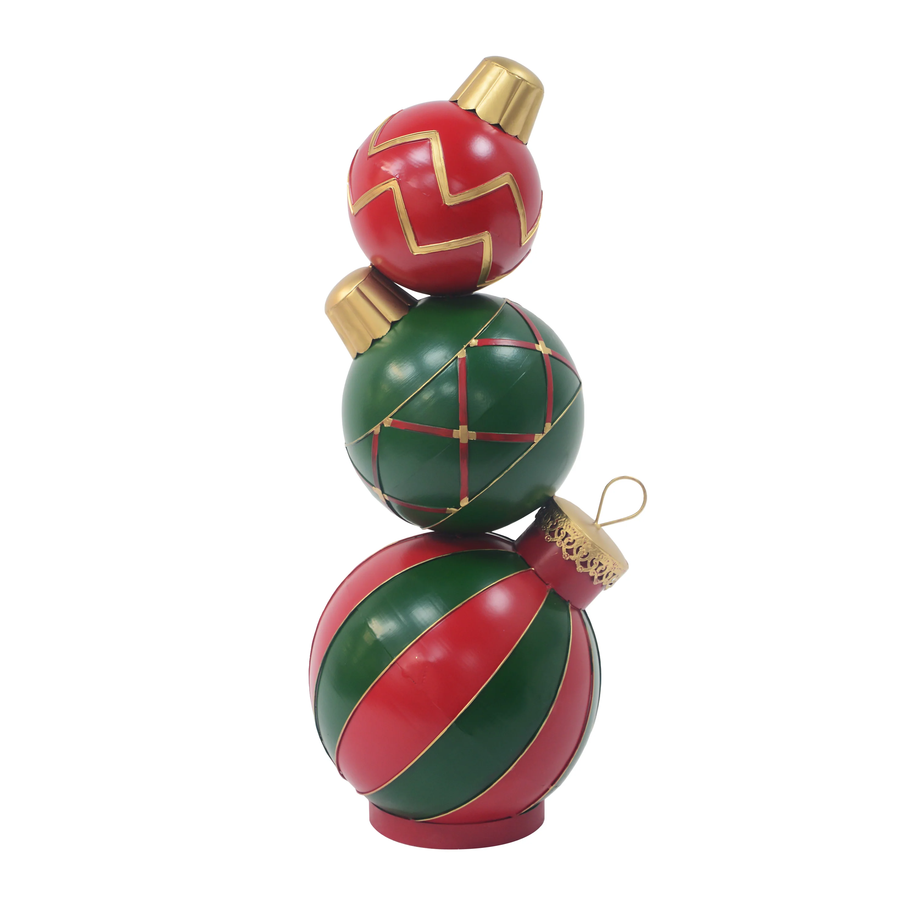TwinkleTidings Classic Stacked Christmas Ball Decoration - furnishings