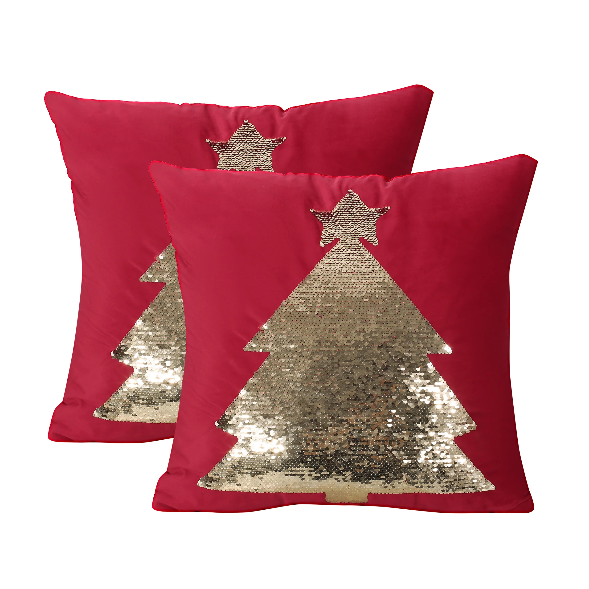 Cibola Glam Velvet Christmas Throw Pillow - furnishings