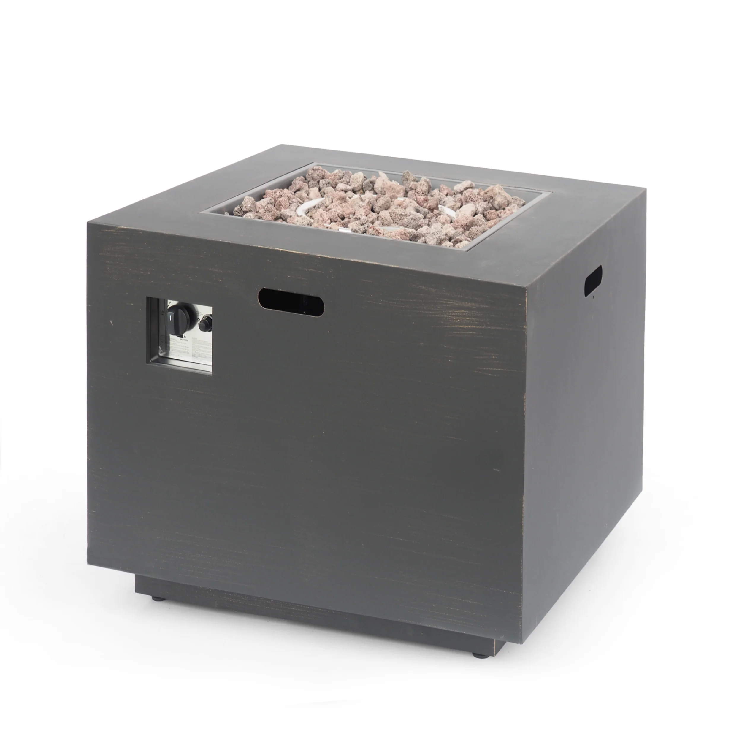 Jasmine Outdoor 33-Inch Square Fire Pit - furnishings