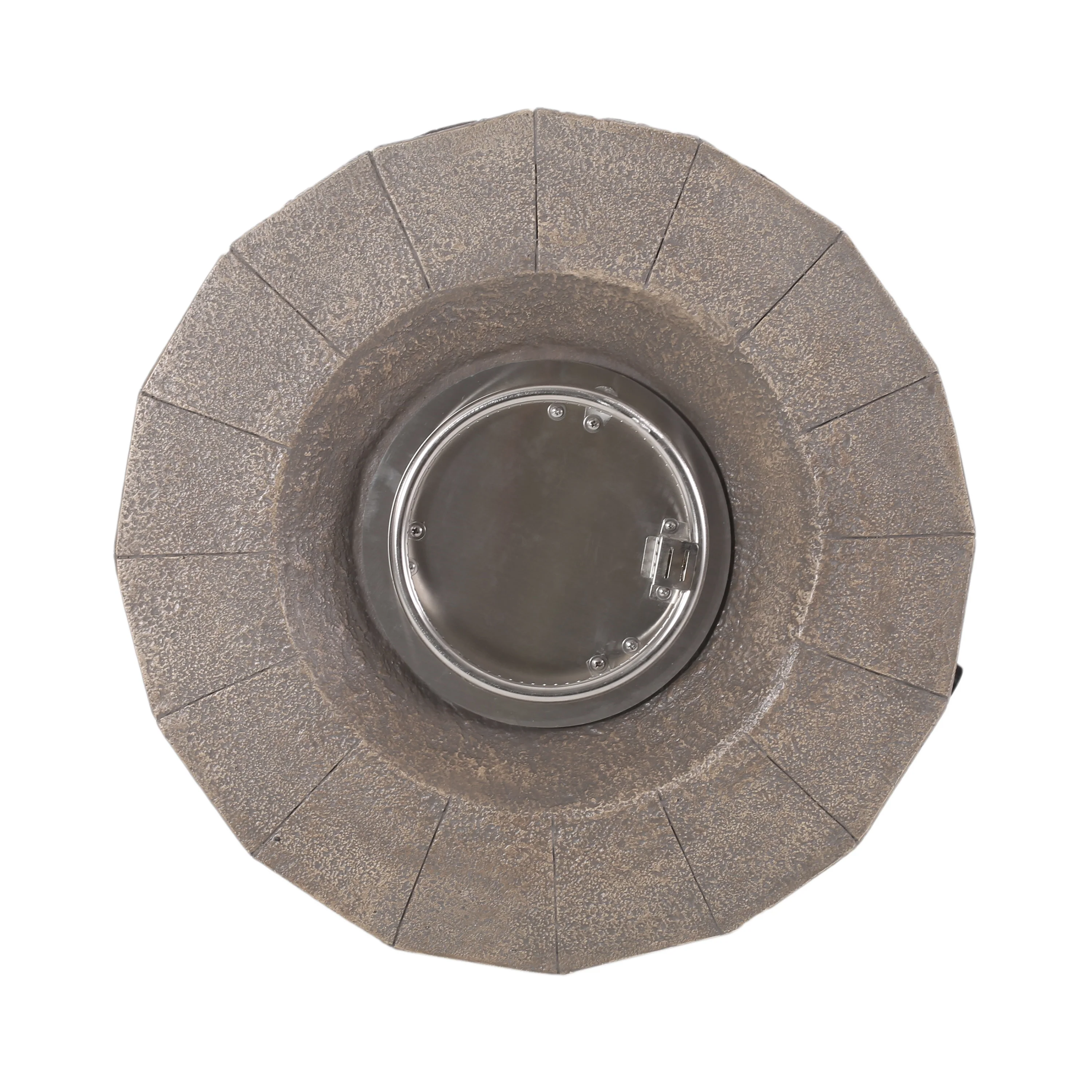 Kaur Outdoor Lightweight Concrete Circular Fire Pit - furnishings