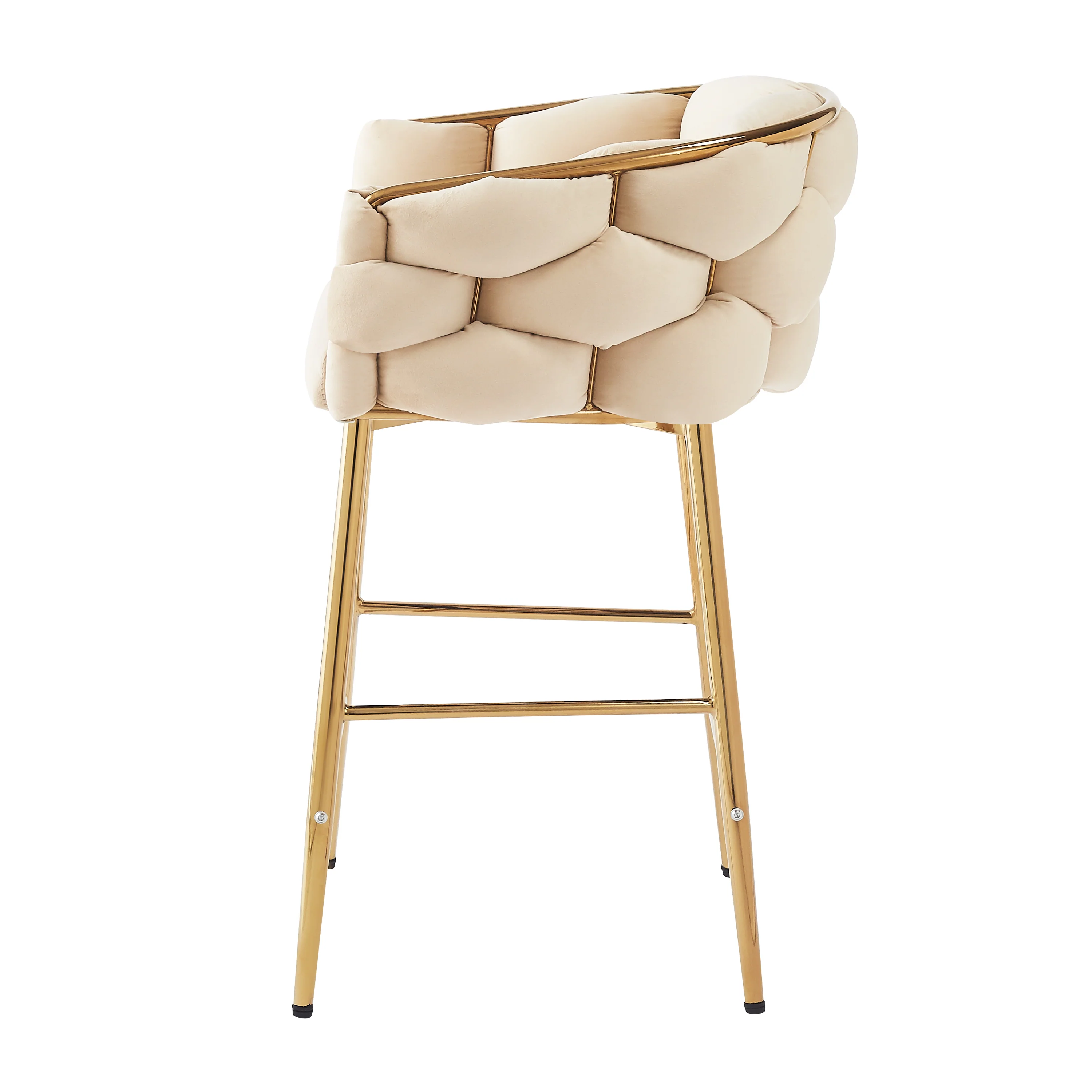 Reede Modern Upholstered Flannelette Counter Stools - furnishings