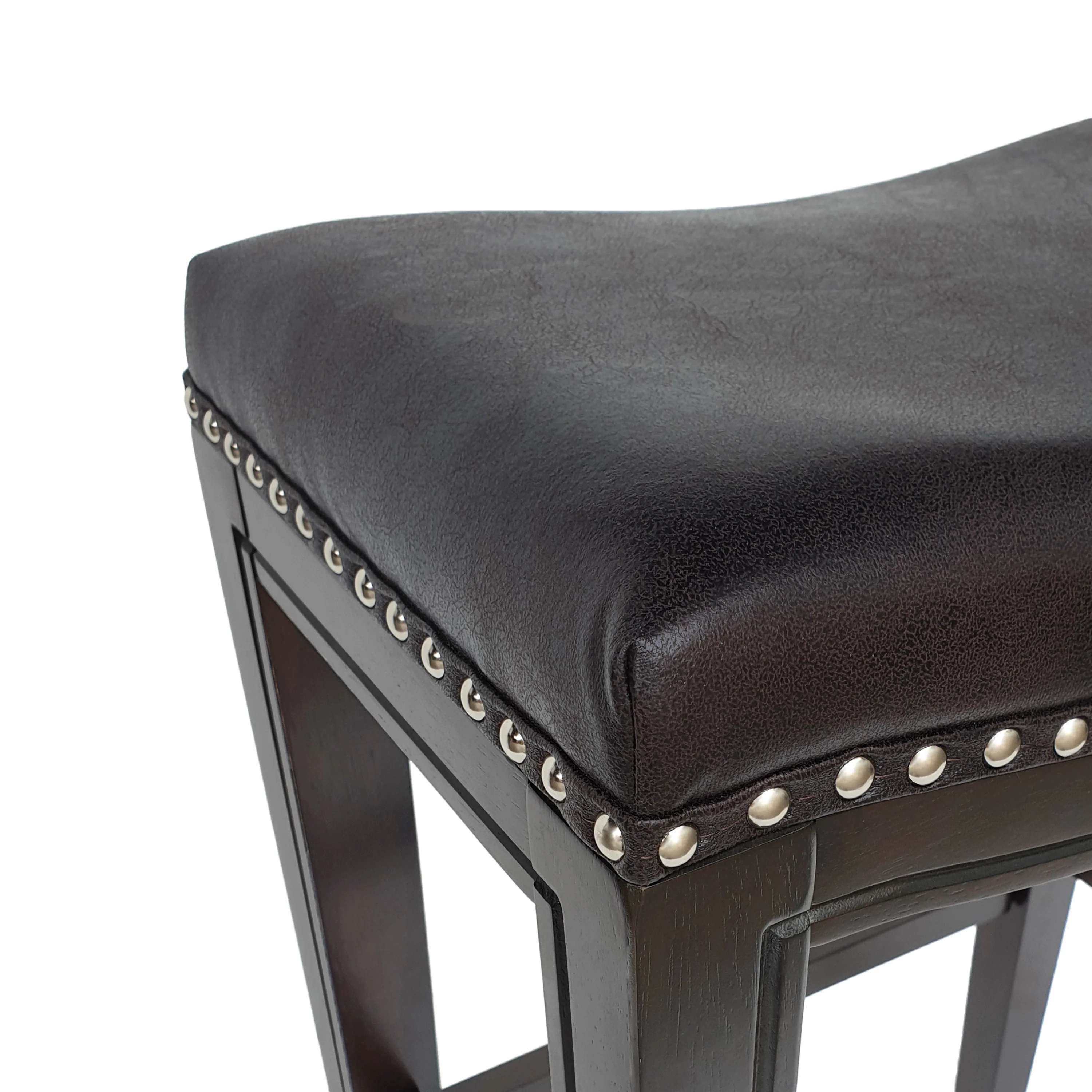 Jordon Contemporary Studded Fabric Counter Stool (Set of 2) - furnishings