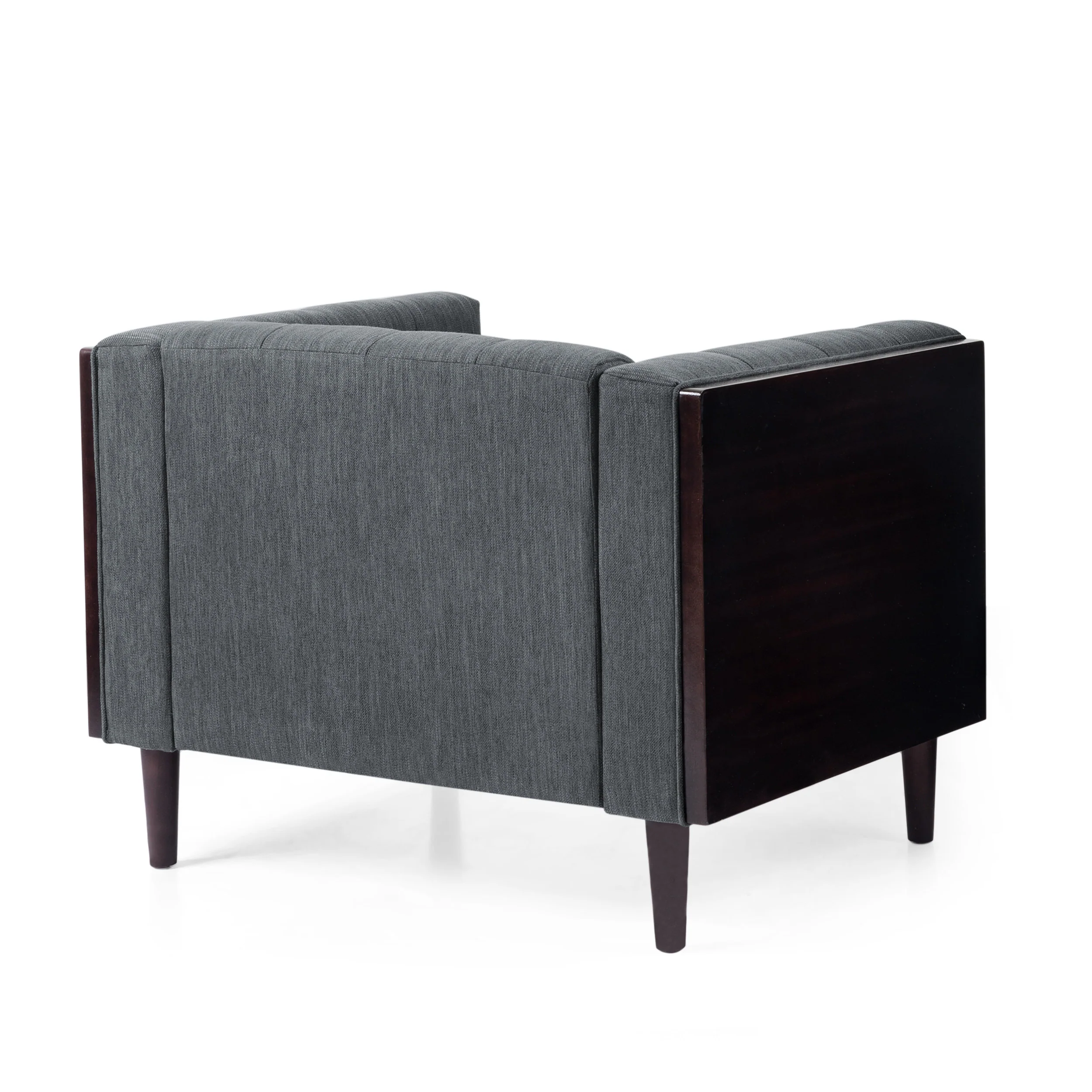Croton Contemporary Tufted Club Chairs, Set of 2 - furnishings