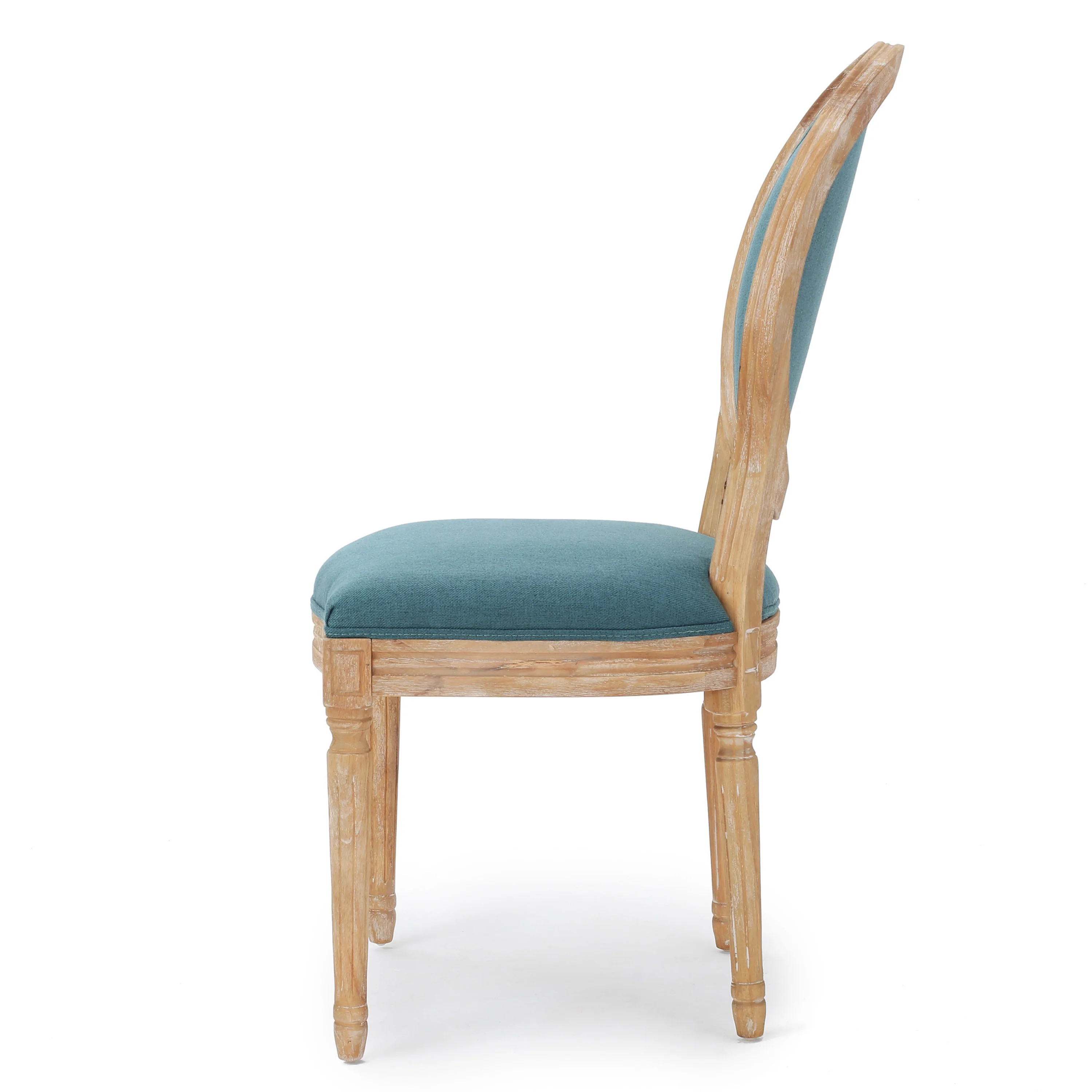 Phinnaeus French Country Fabric Dining Chairs (Set of 2) - furnishings