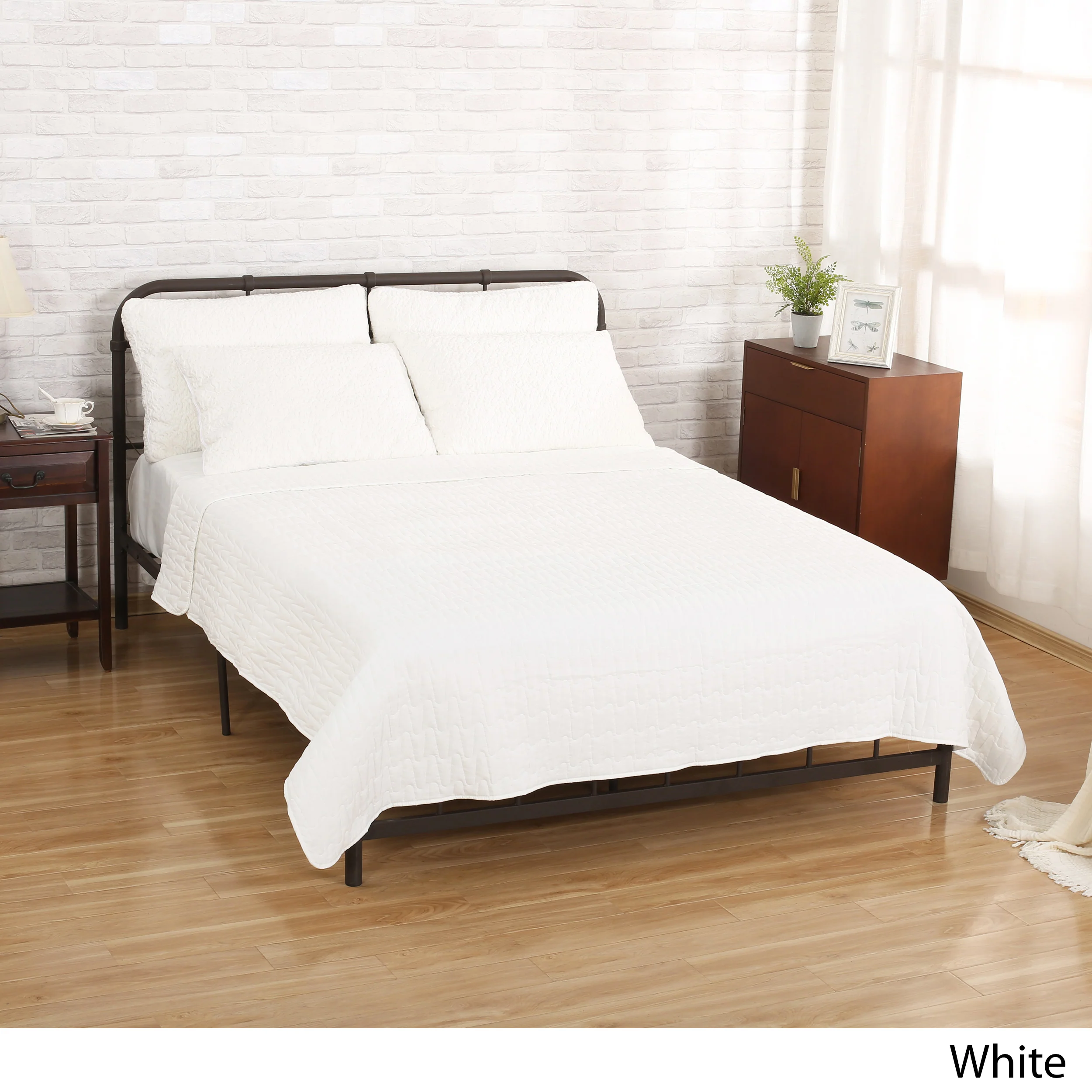 Marie Double Bed Fabric Quilt - furnishings