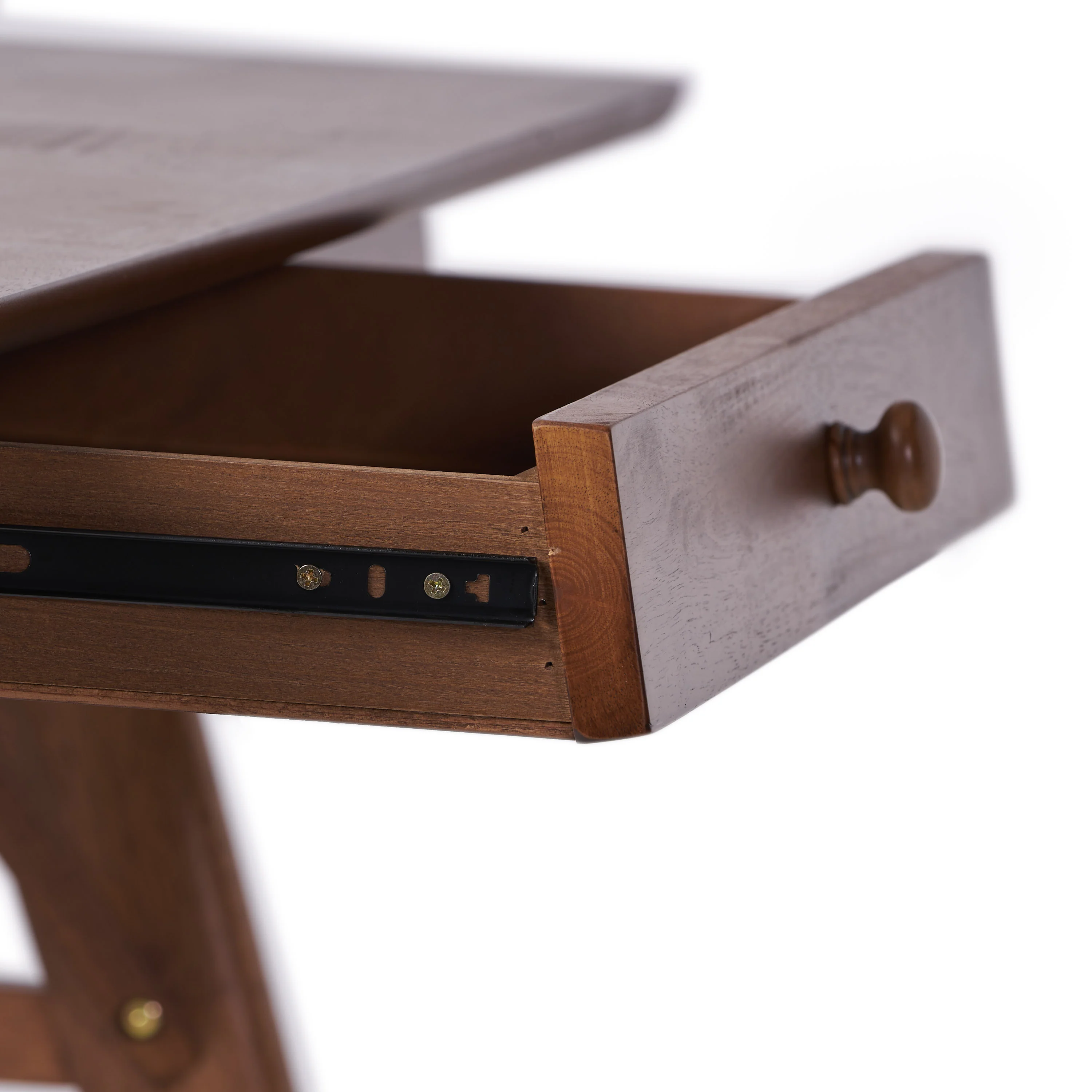 Raever Mid Century Wood Desk, Walnut - furnishings