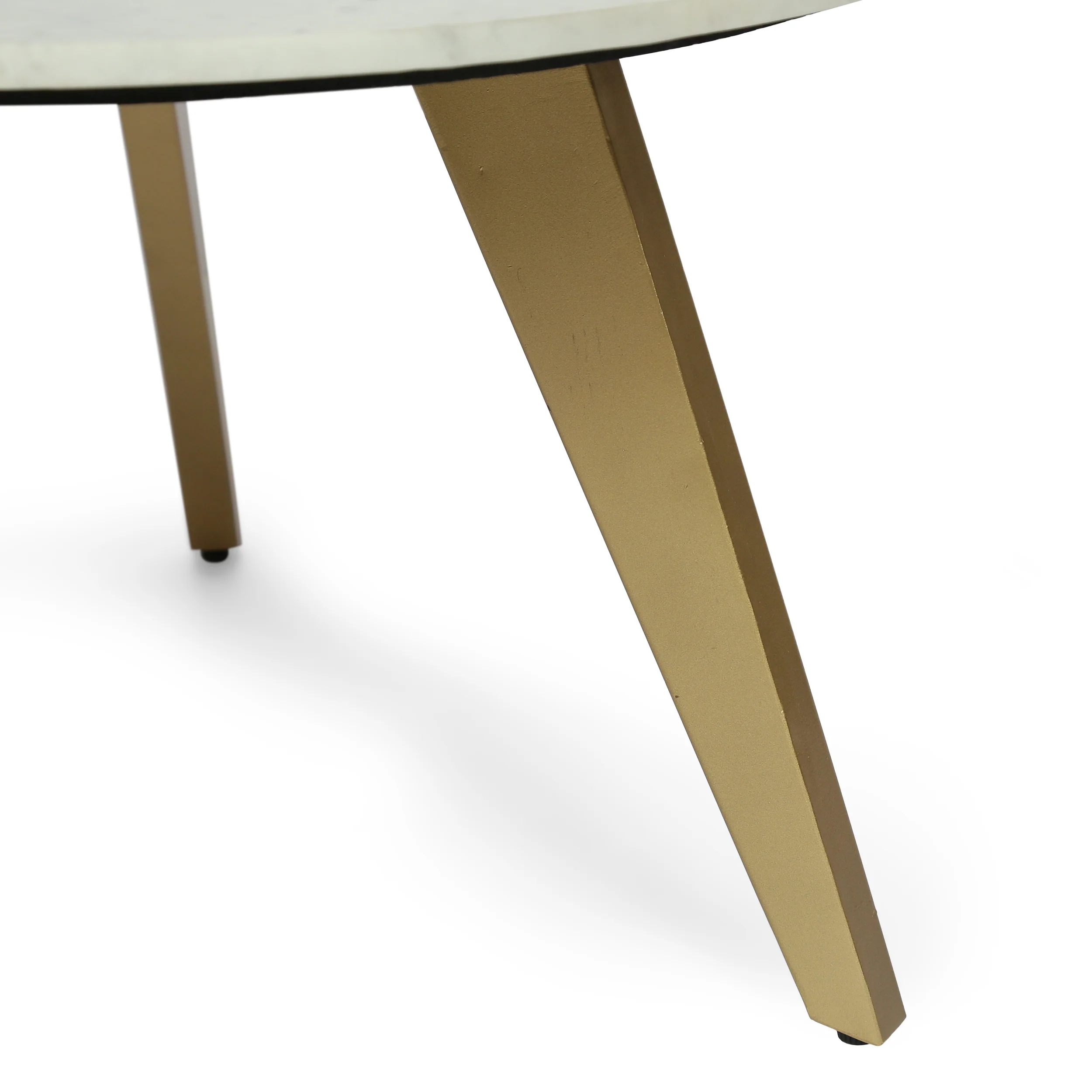 Freas Modern Glam Handcrafted Marble Top Coffee Table - furnishings
