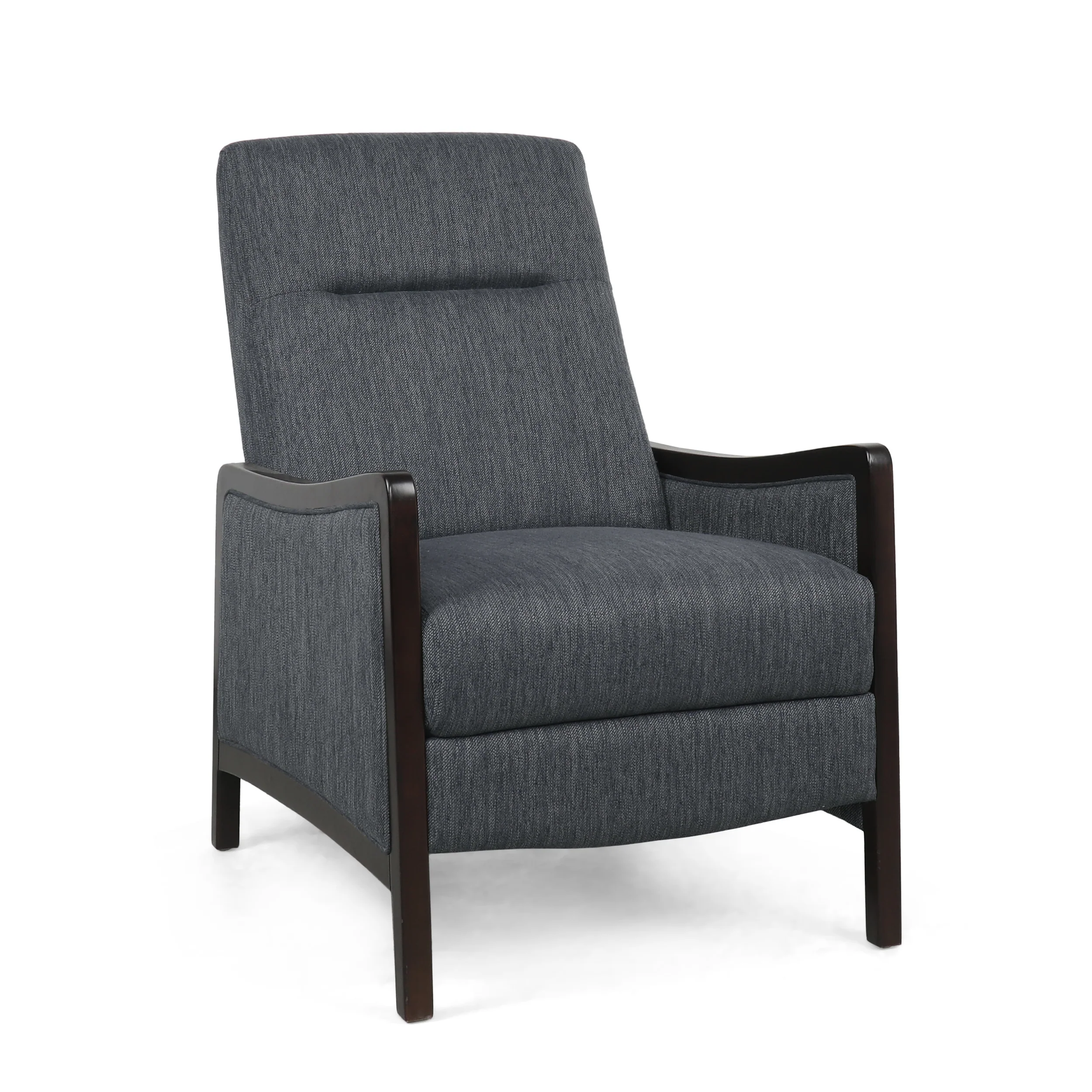 Drury Contemporary Upholstered Pushback Recliner - furnishings