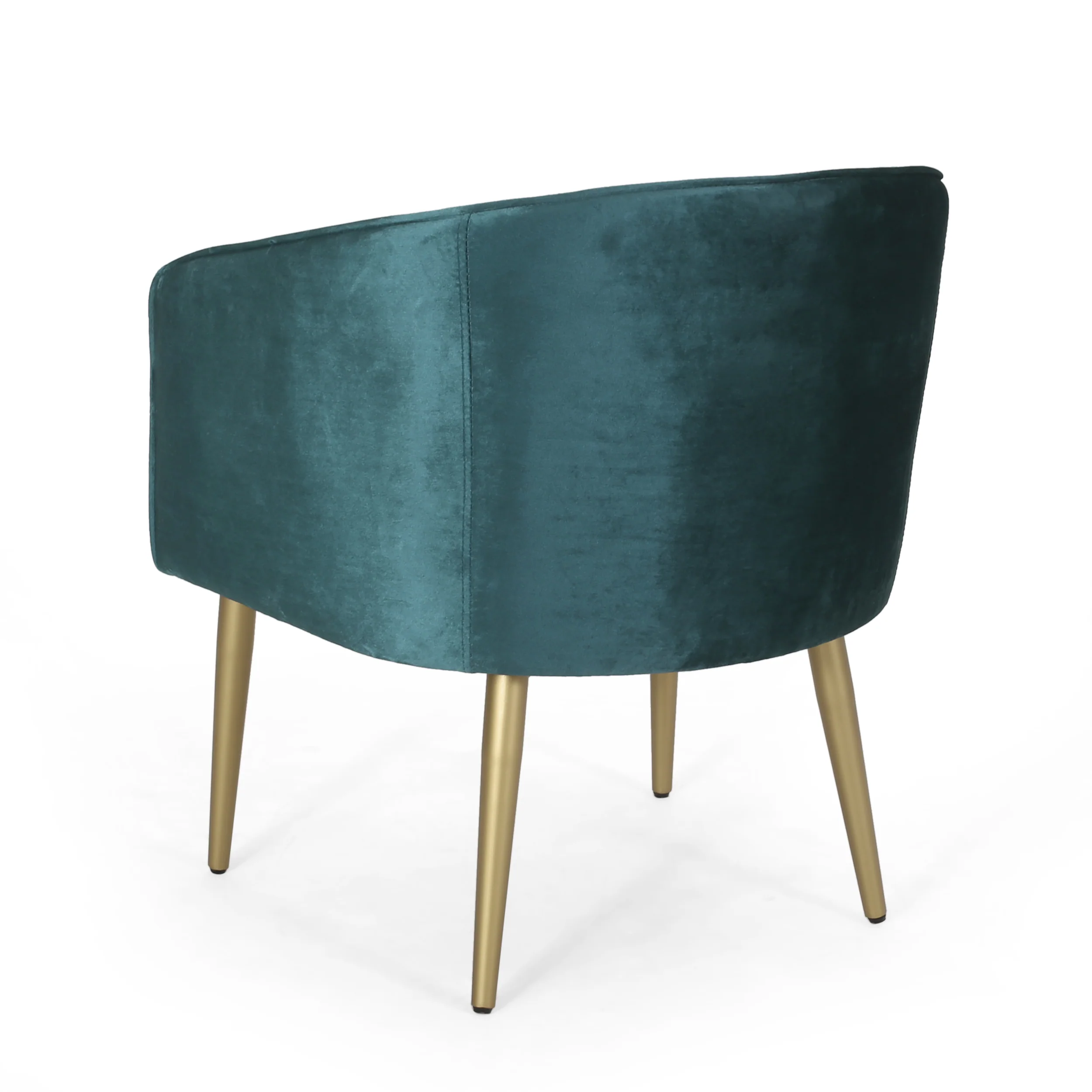 Malinta Modern Glam Tufted Velvet Dining Chair - furnishings