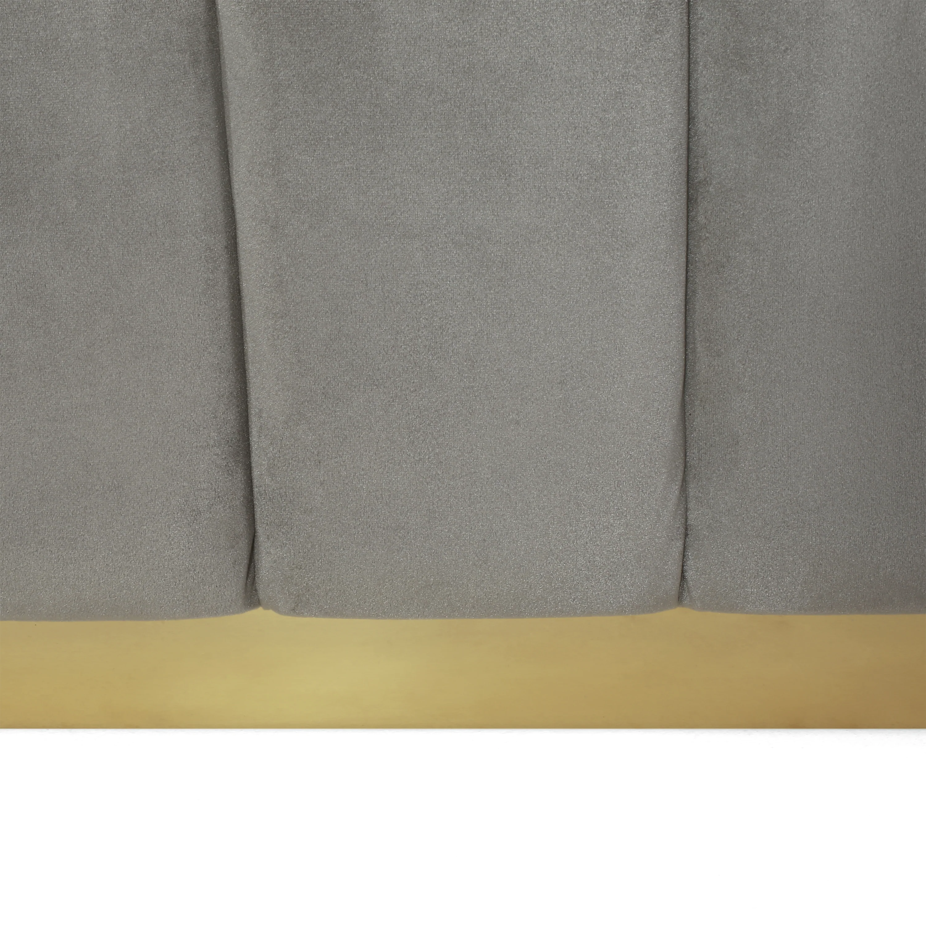 Fairfax Modern Glam Velvet Tufted Ottoman - furnishings