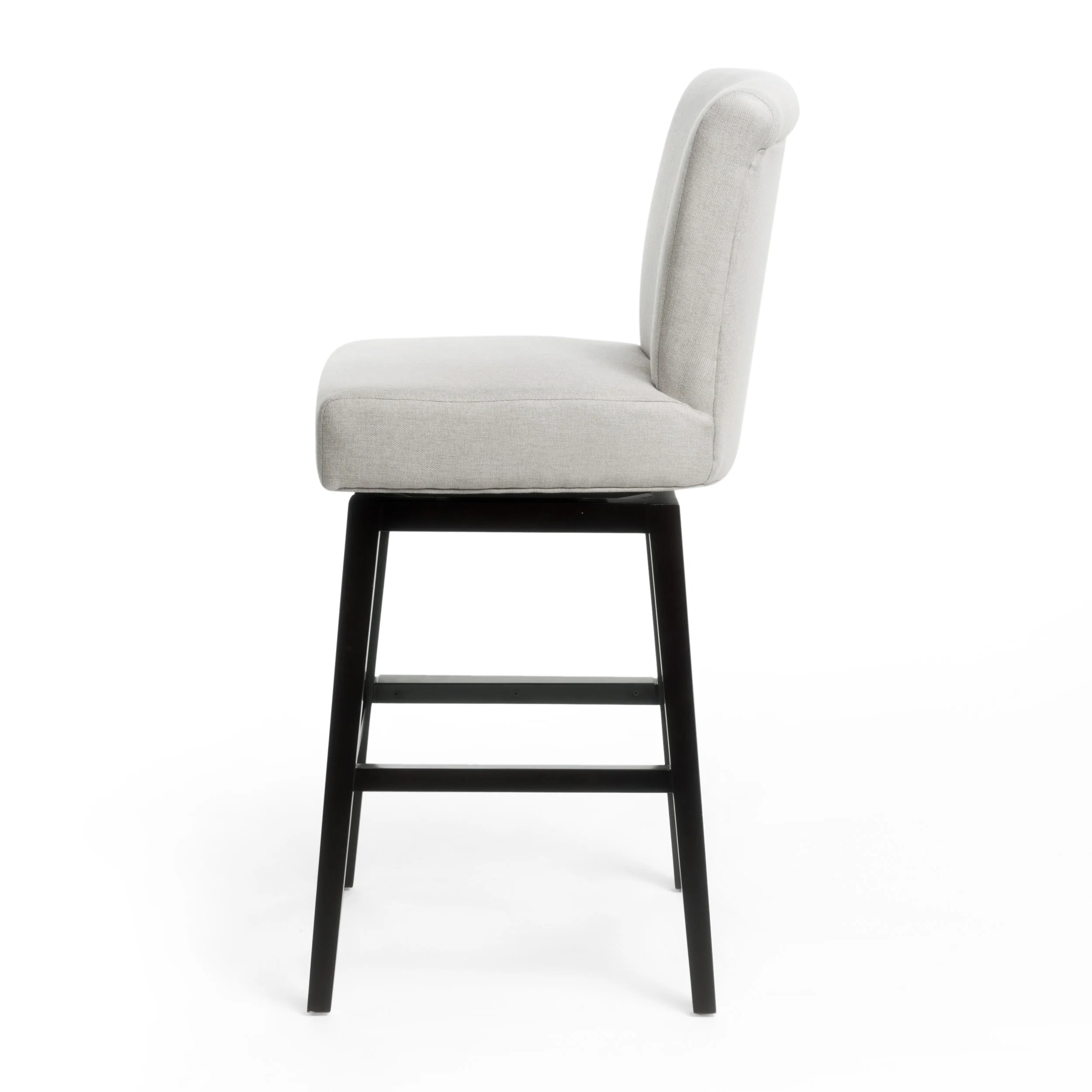 Tristan 28-Inch Fabric Swivel High Back Counter Stool - furnishings