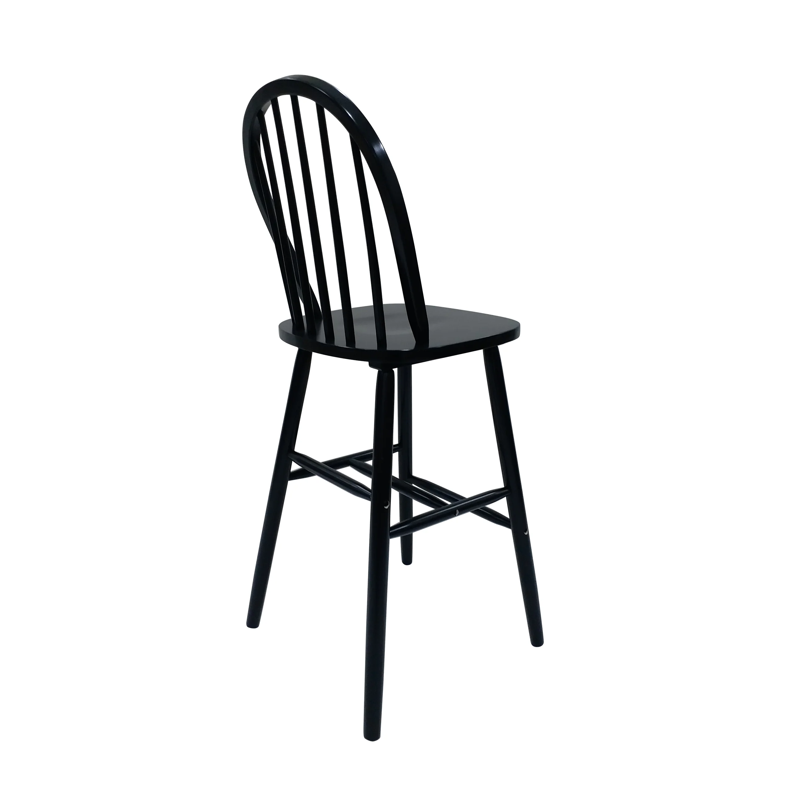 Lopez Farmhouse Spindle Backrest Wood Barstools (Set of 2) - furnishings