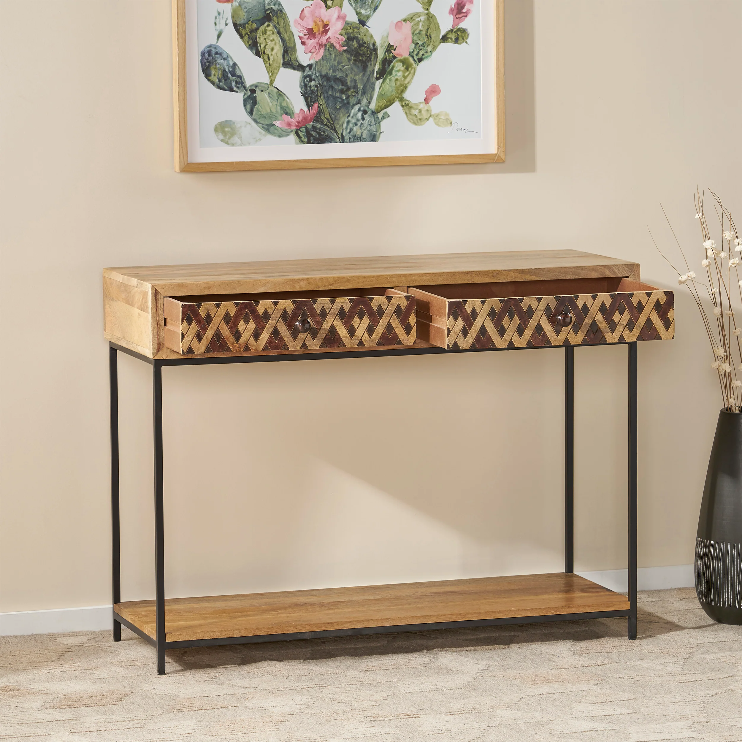 Laylonie Boho Console Table - furnishings