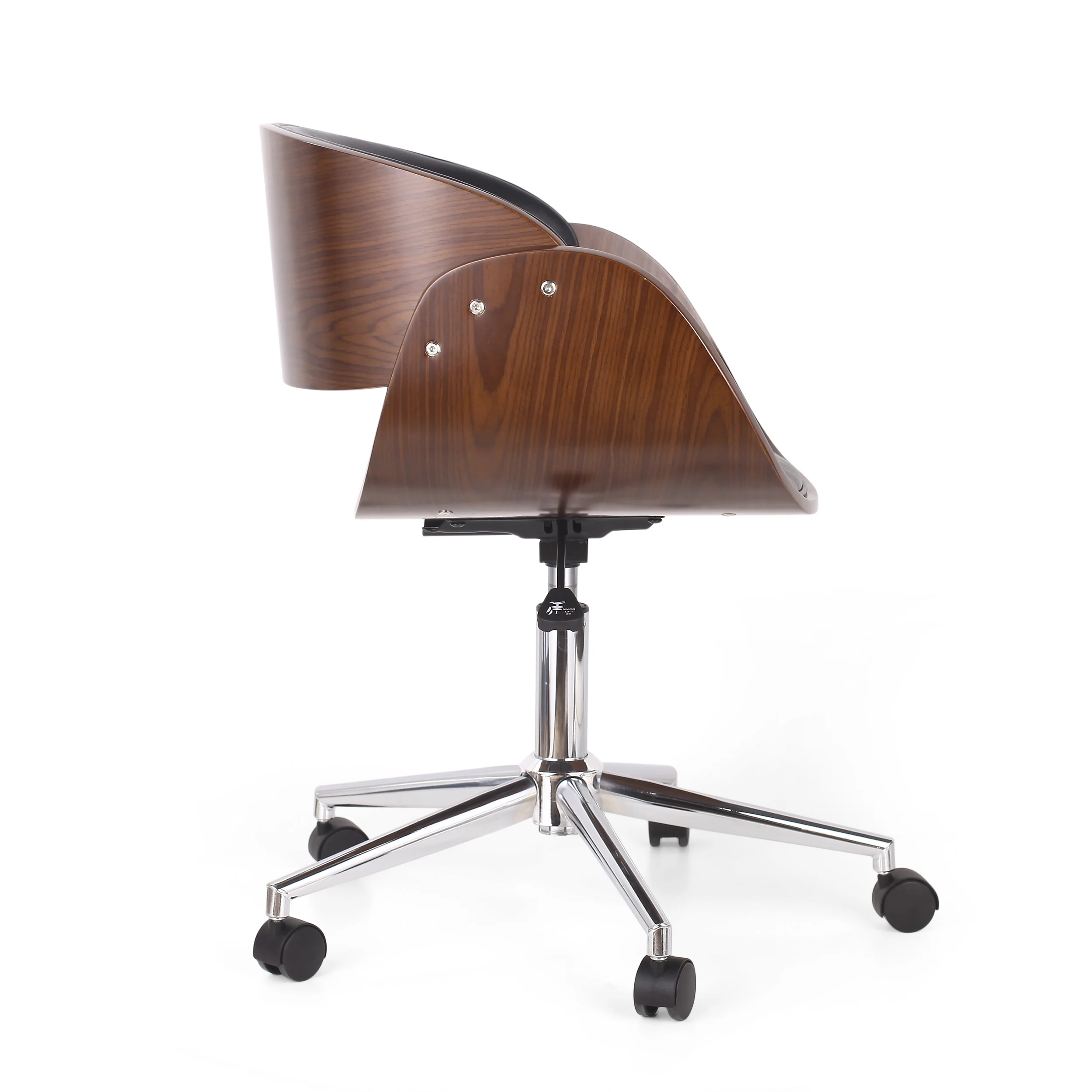 Stillmore Mid-Century Modern Upholstered Swivel Office Chair - furnishings