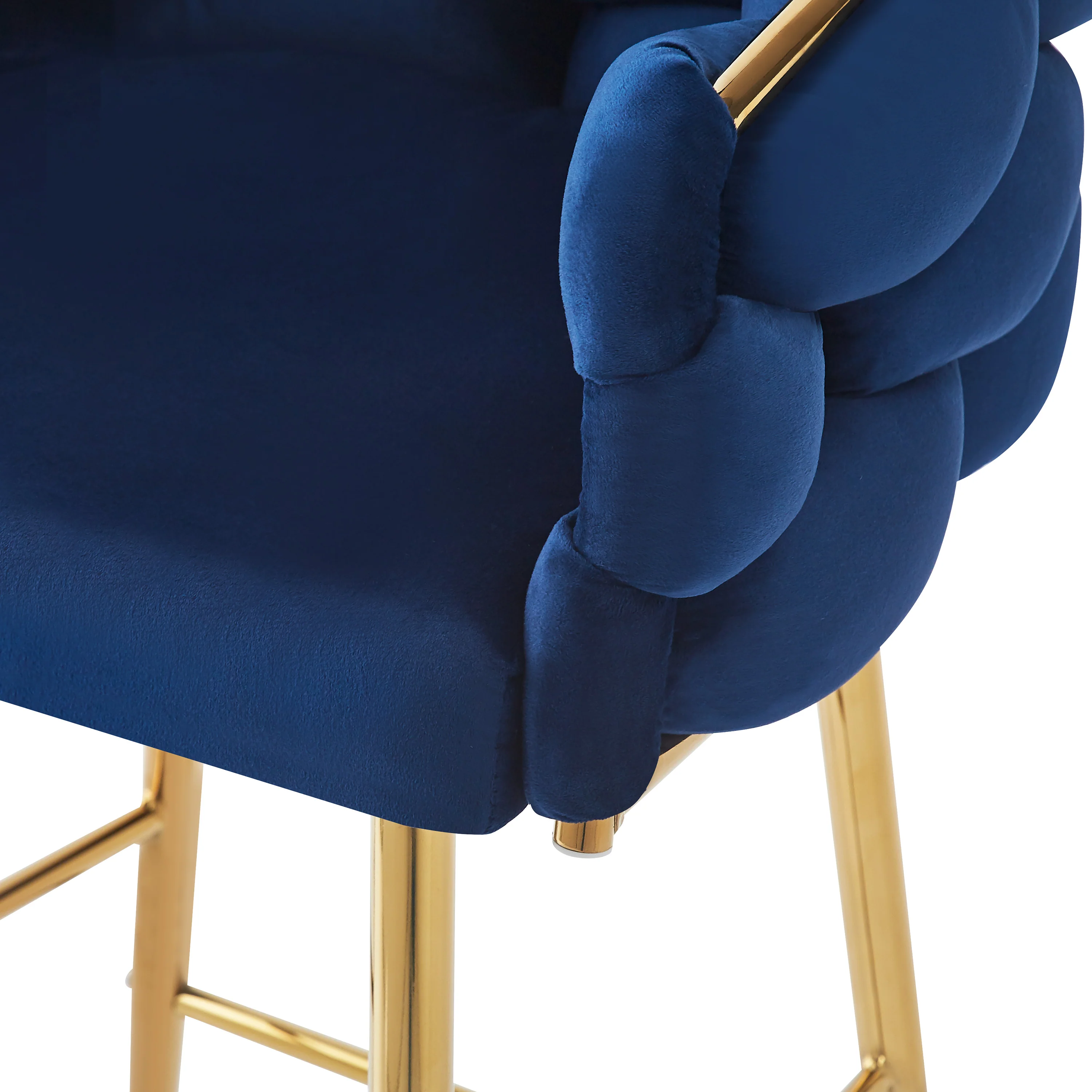 Reede Modern Upholstered Flannelette Counter Stools - furnishings
