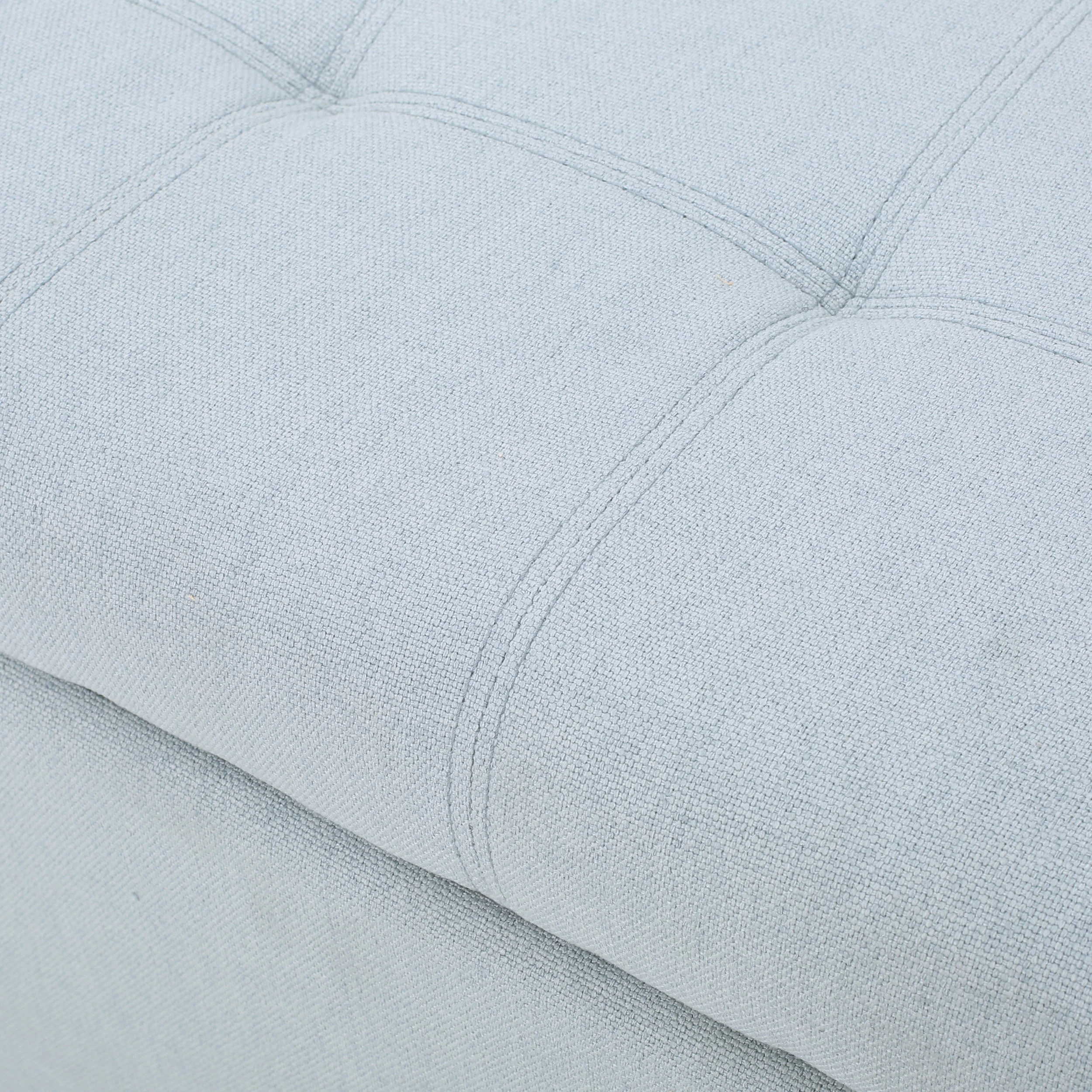 Sterling Fabric Tufted Storage Ottoman - furnishings