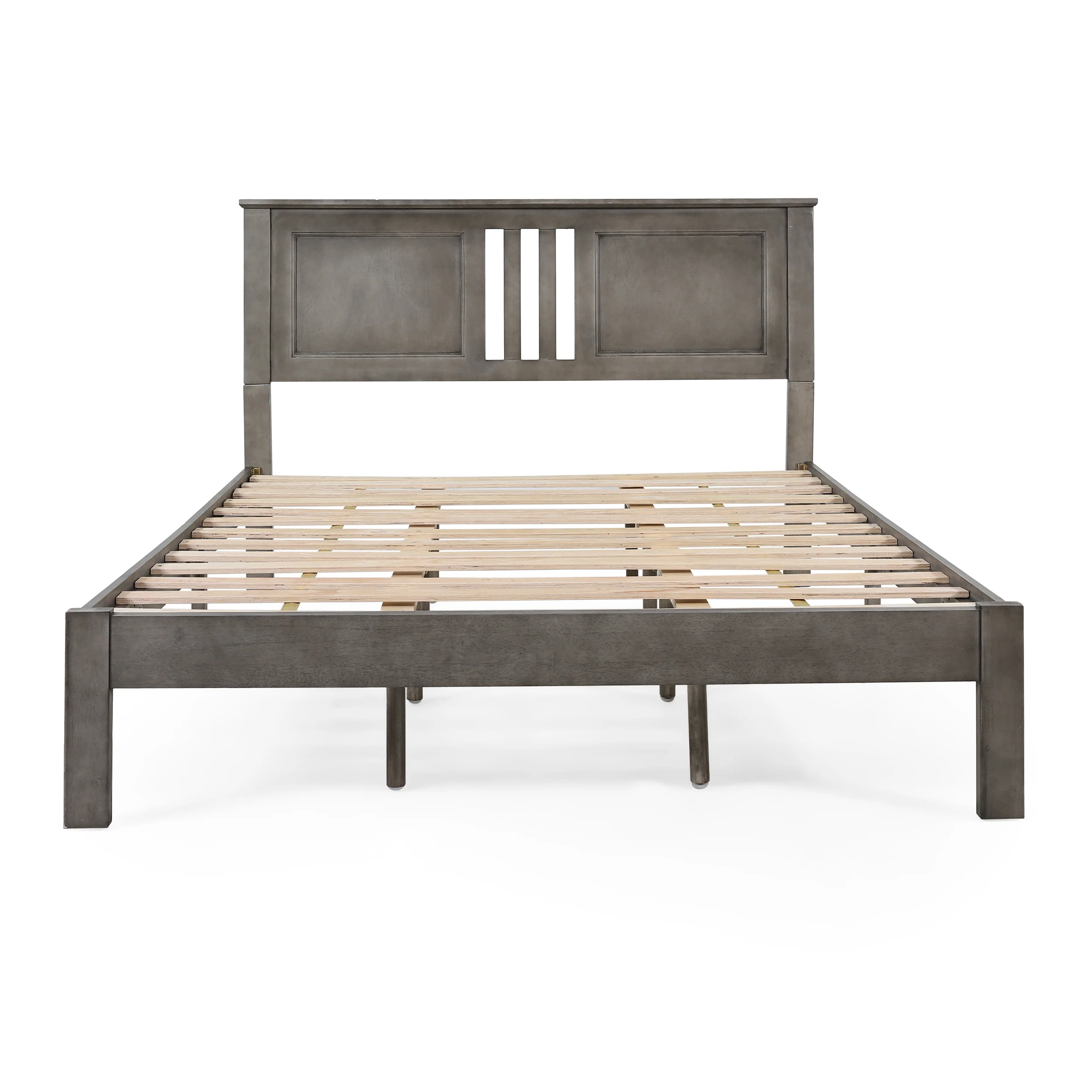 Kashtyn Modern Farmhouse Acacia Wood Queen Bed Platform - furnishings