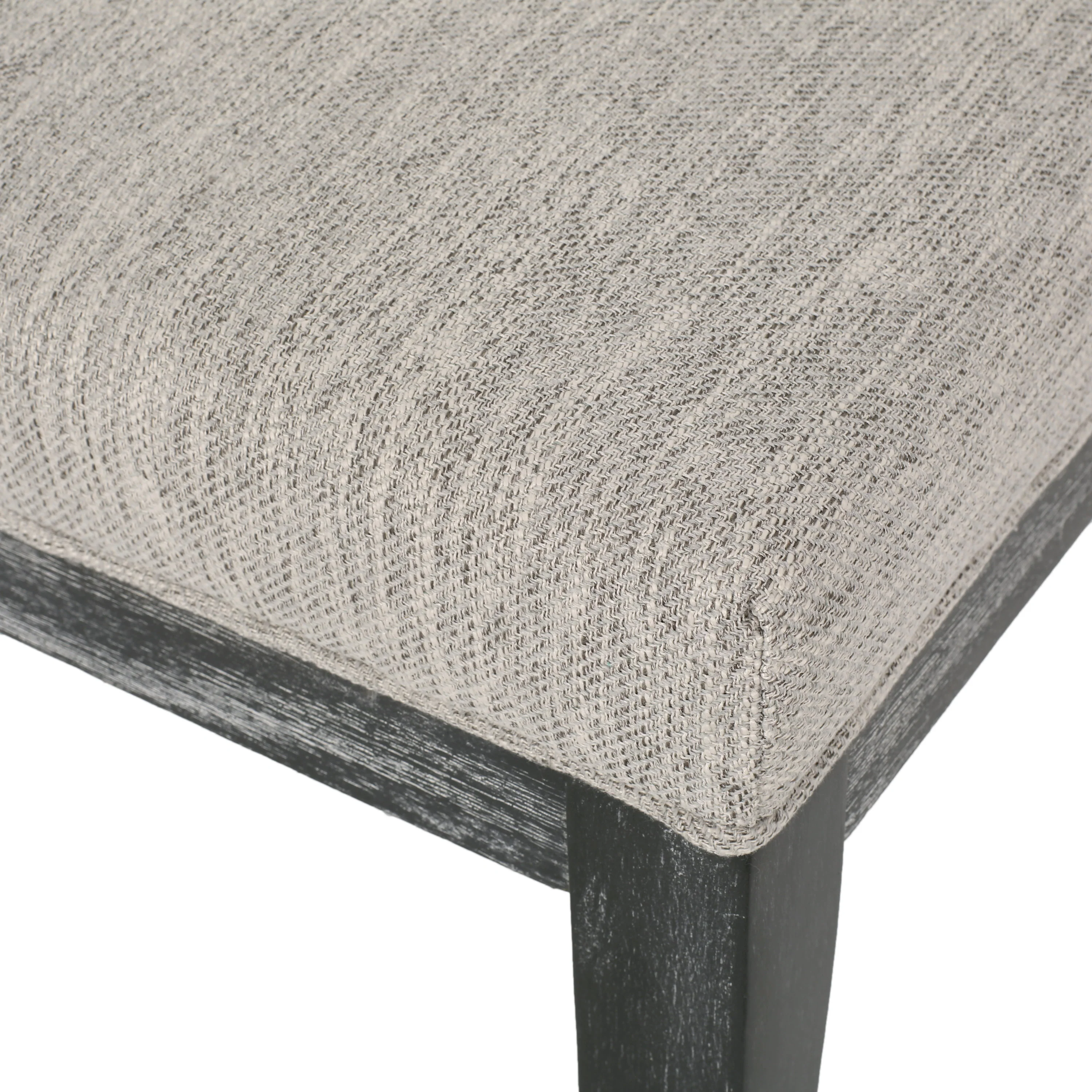 Boise Contemporary Fabric Upholstered Wood Dining Chairs, Set of 2 - furnishings
