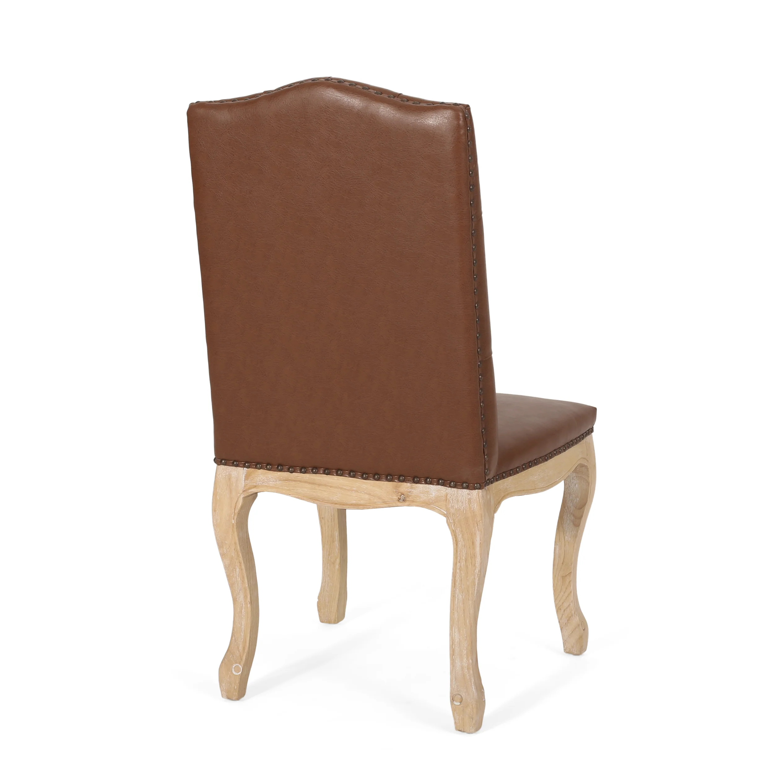 Cello Contemporary Faux Leather Dining Chairs, Set of 2 - furnishings