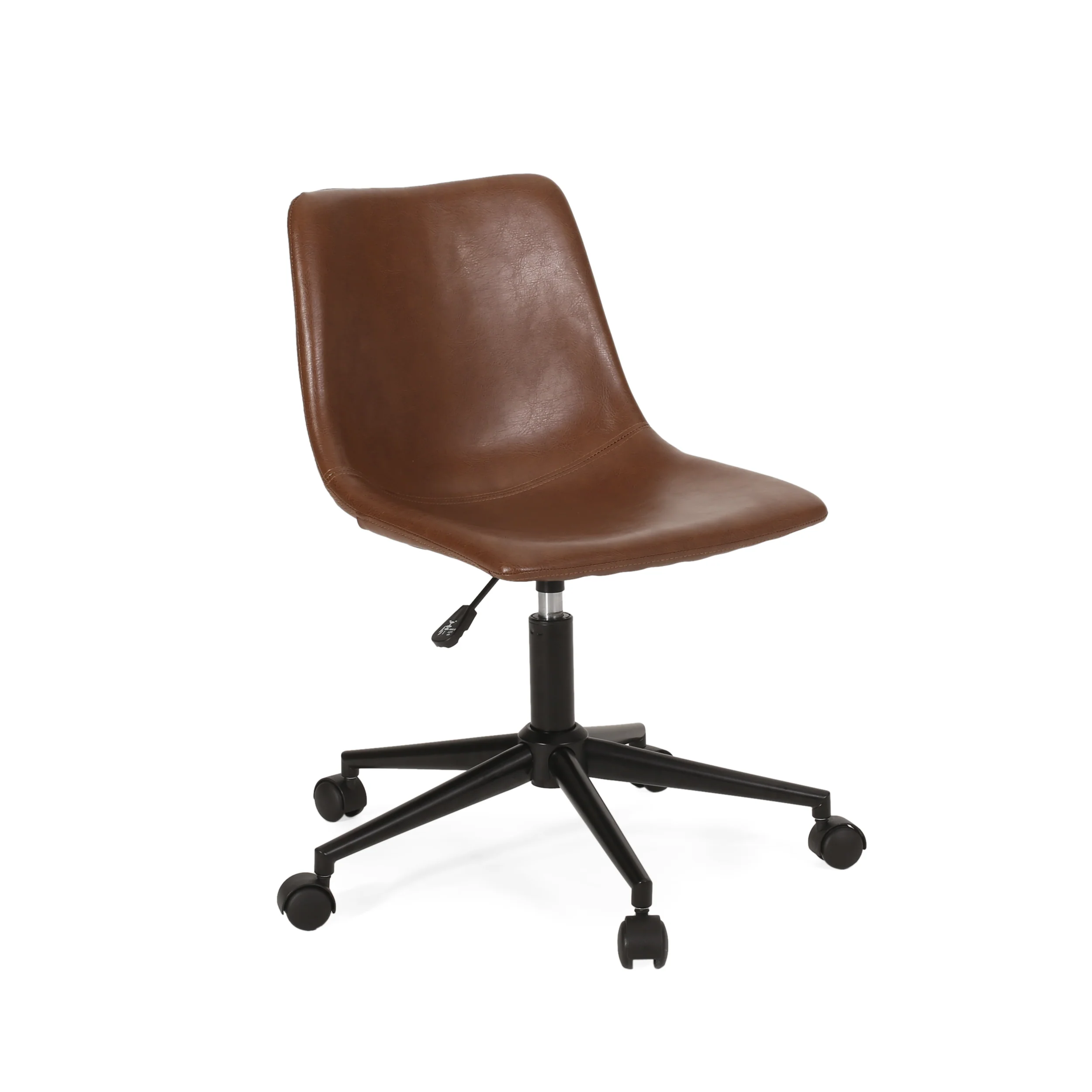 Enger Contemporary Upholstered Swivel Office Chair with Rolling Casters - furnishings