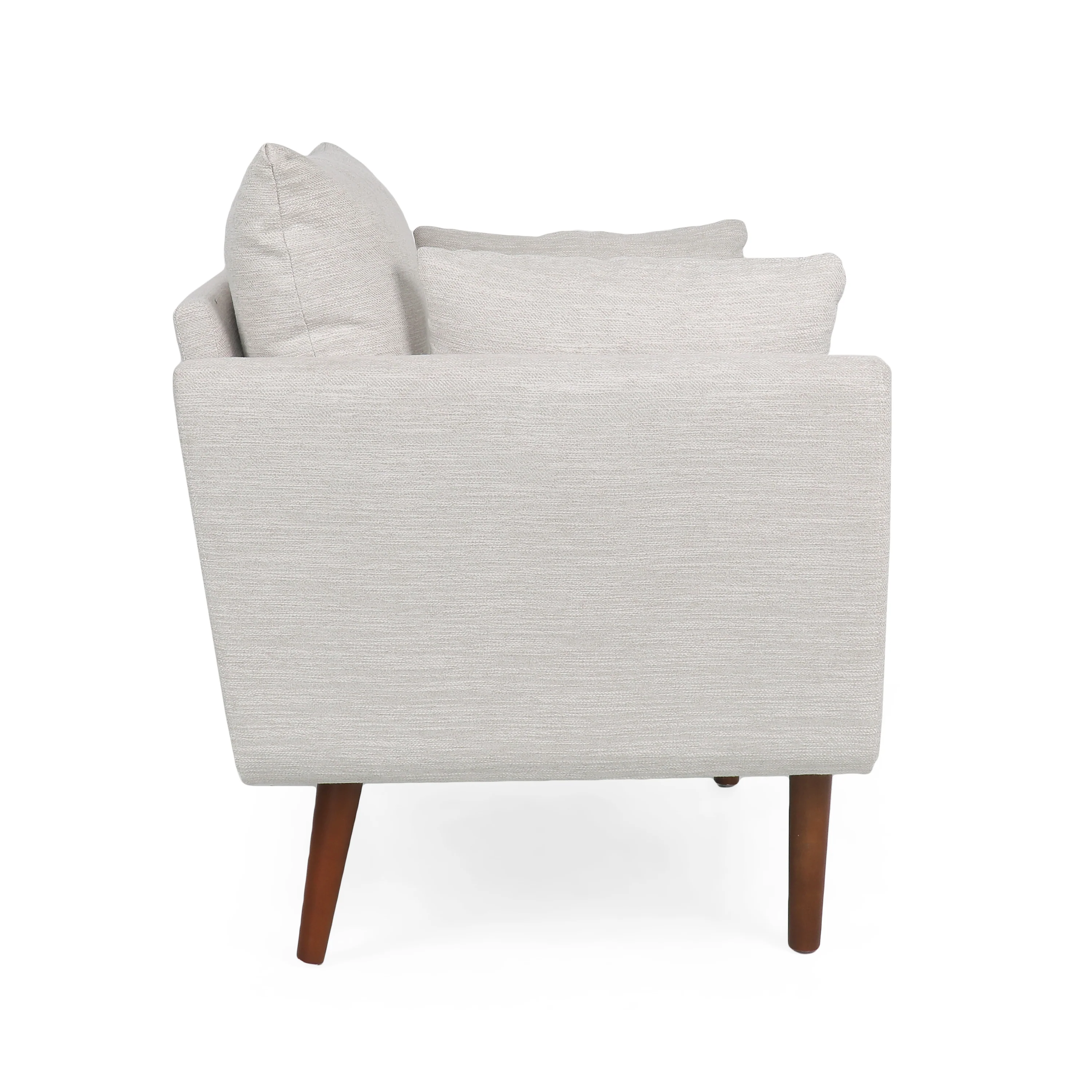 Viewland Contemporary Fabric Upholstered Club Chair with Accent Pillows - furnishings